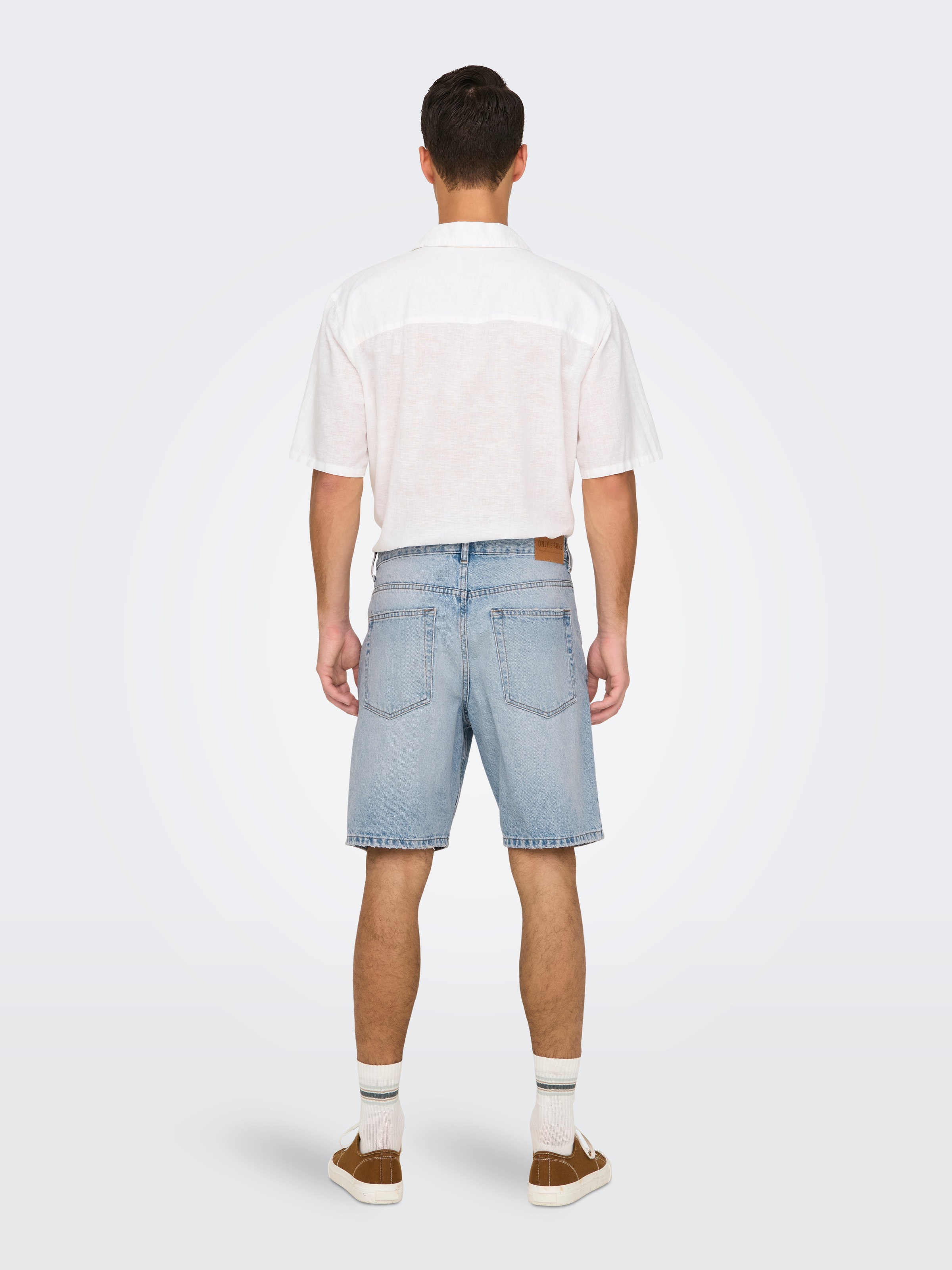ONLY & SONS Shorts »ONSEDGE LB 2041 AZG DNM SHORTS«