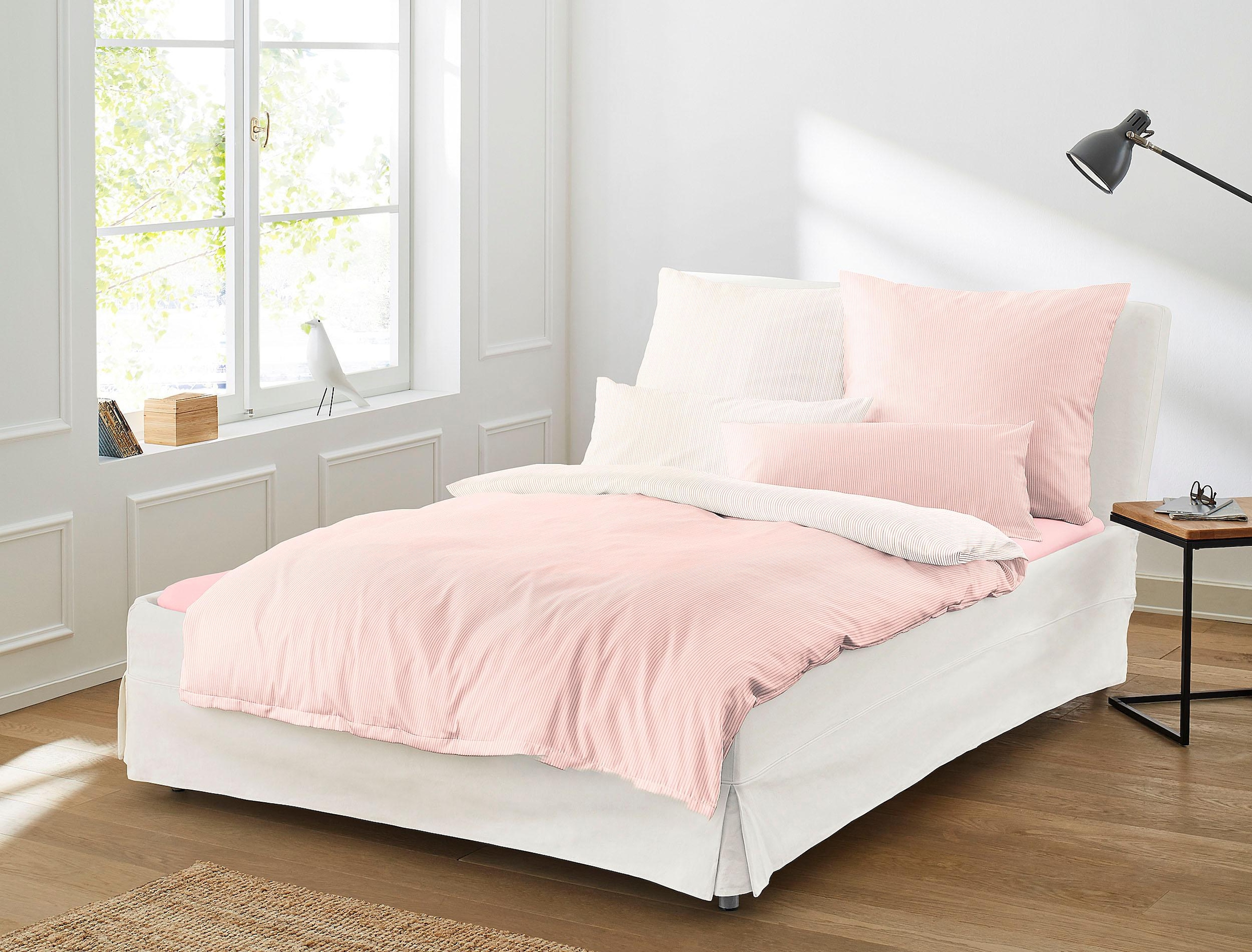Irisette Wendebettwäsche "Linea" 2 Stk. tlg. Hochwertige Premium Bettwäsche günstig online kaufen