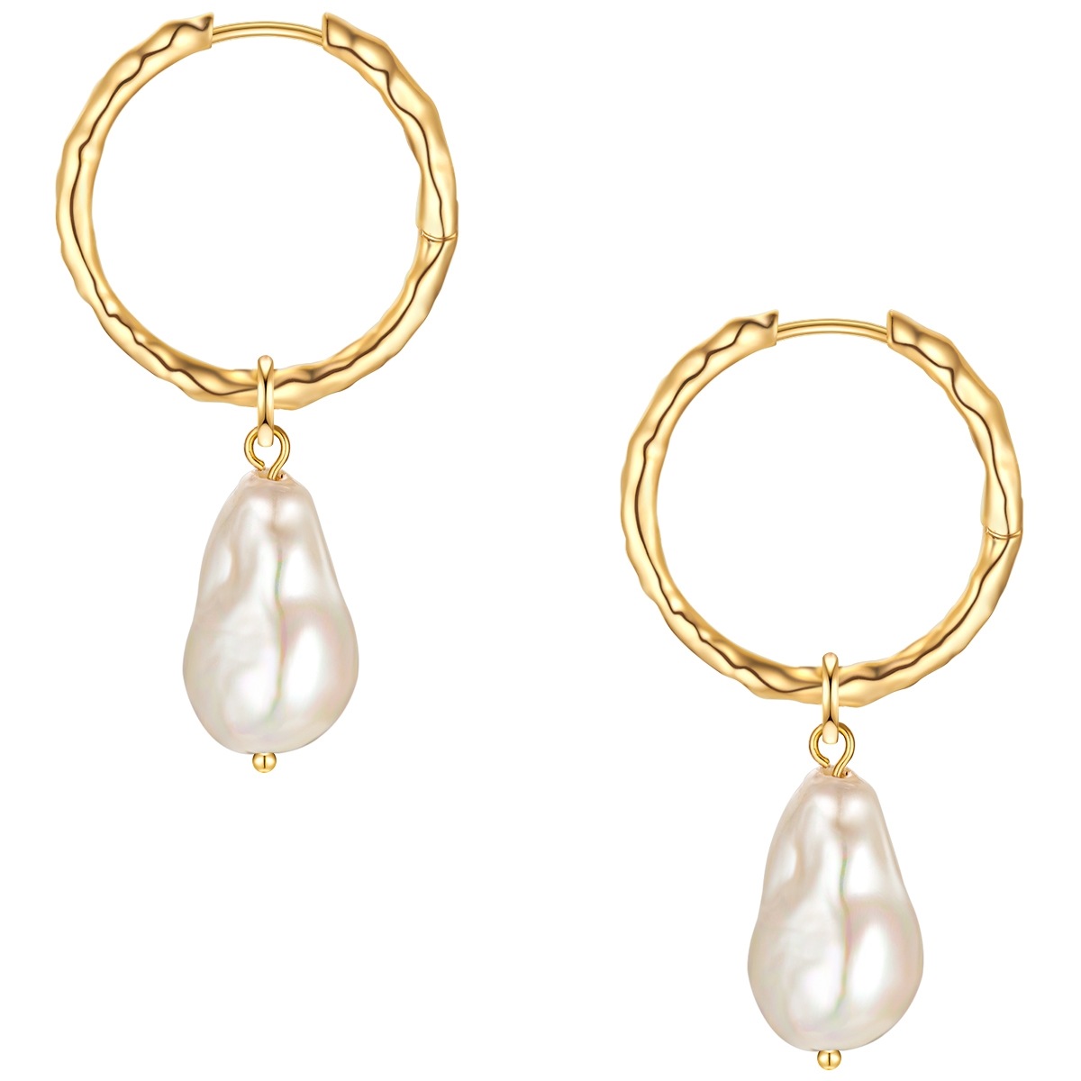 Yokoamii Paar Creolen »Set: Y91« mit Perle