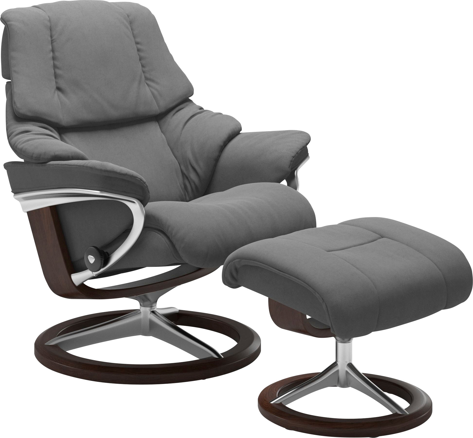 Stressless Fußhocker "Reno", mit Signature Base, Gestell Braun