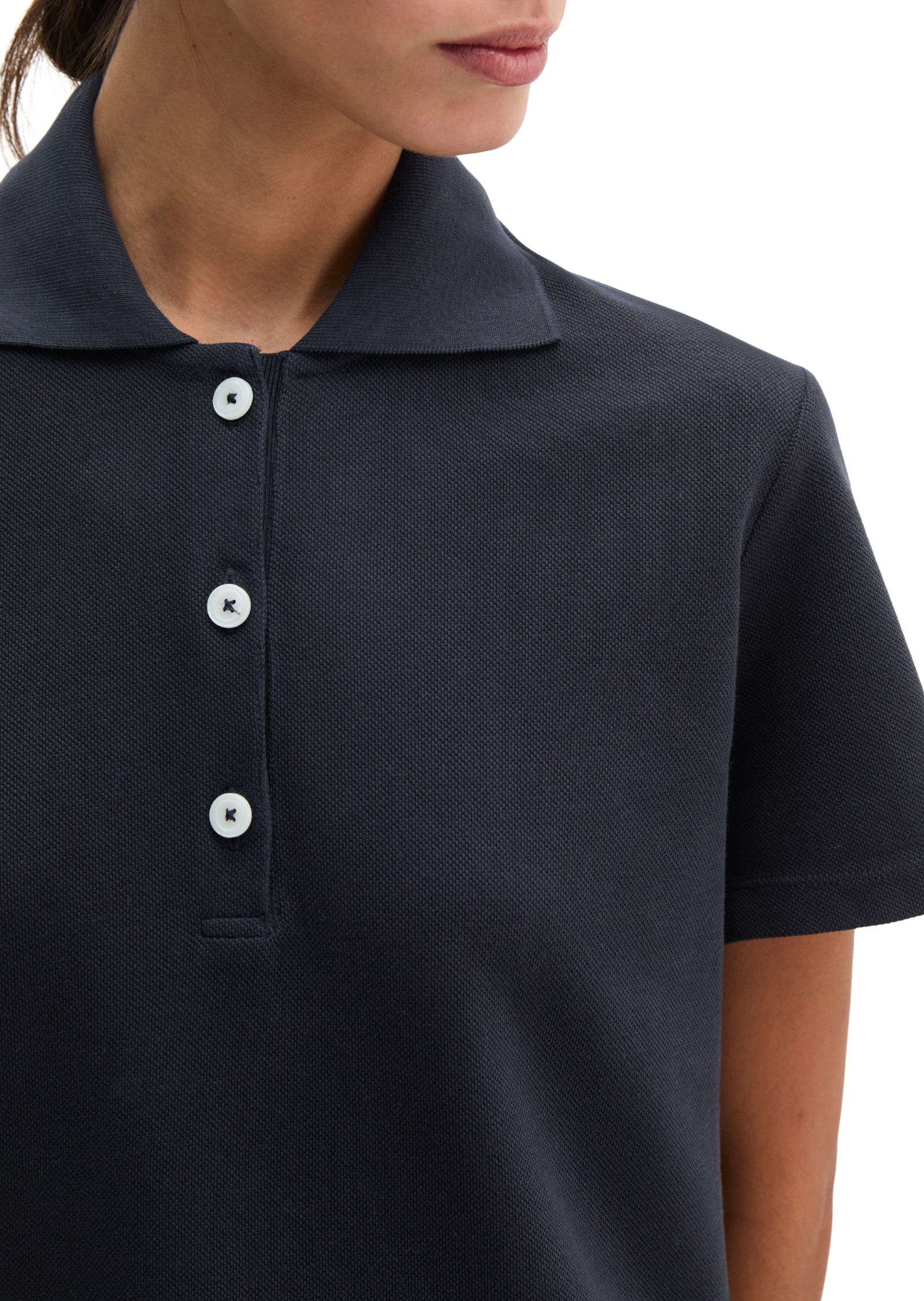 Marc O'Polo Poloshirt »aus Garment-Dyed-Piqué-Jersey«