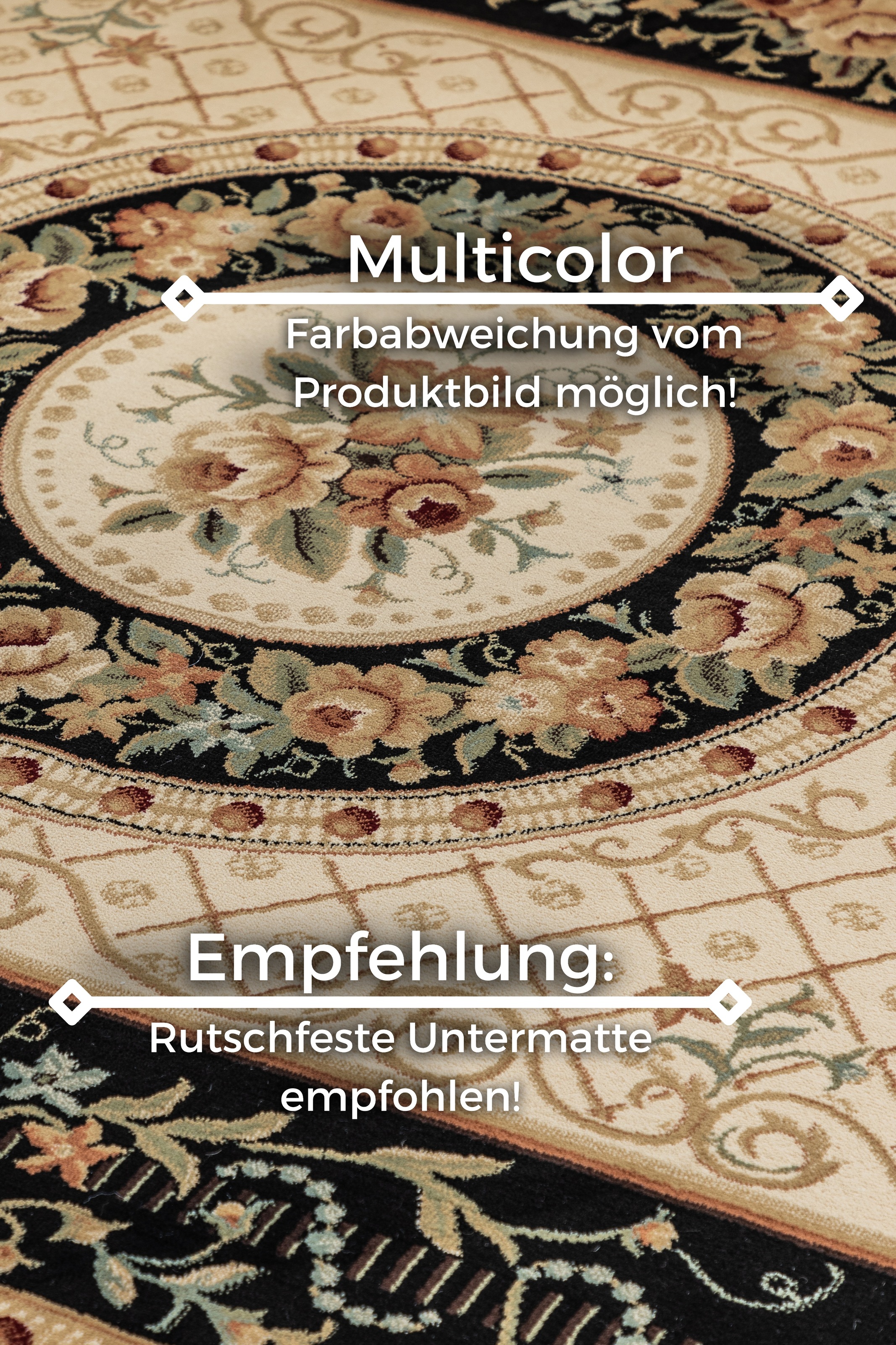 NORTHRUGS Teppich »Adraskan«, rechteckig, 8 mm Höhe, Orient Optik, Läufer, strapazierfähig, pflegeleicht, robust