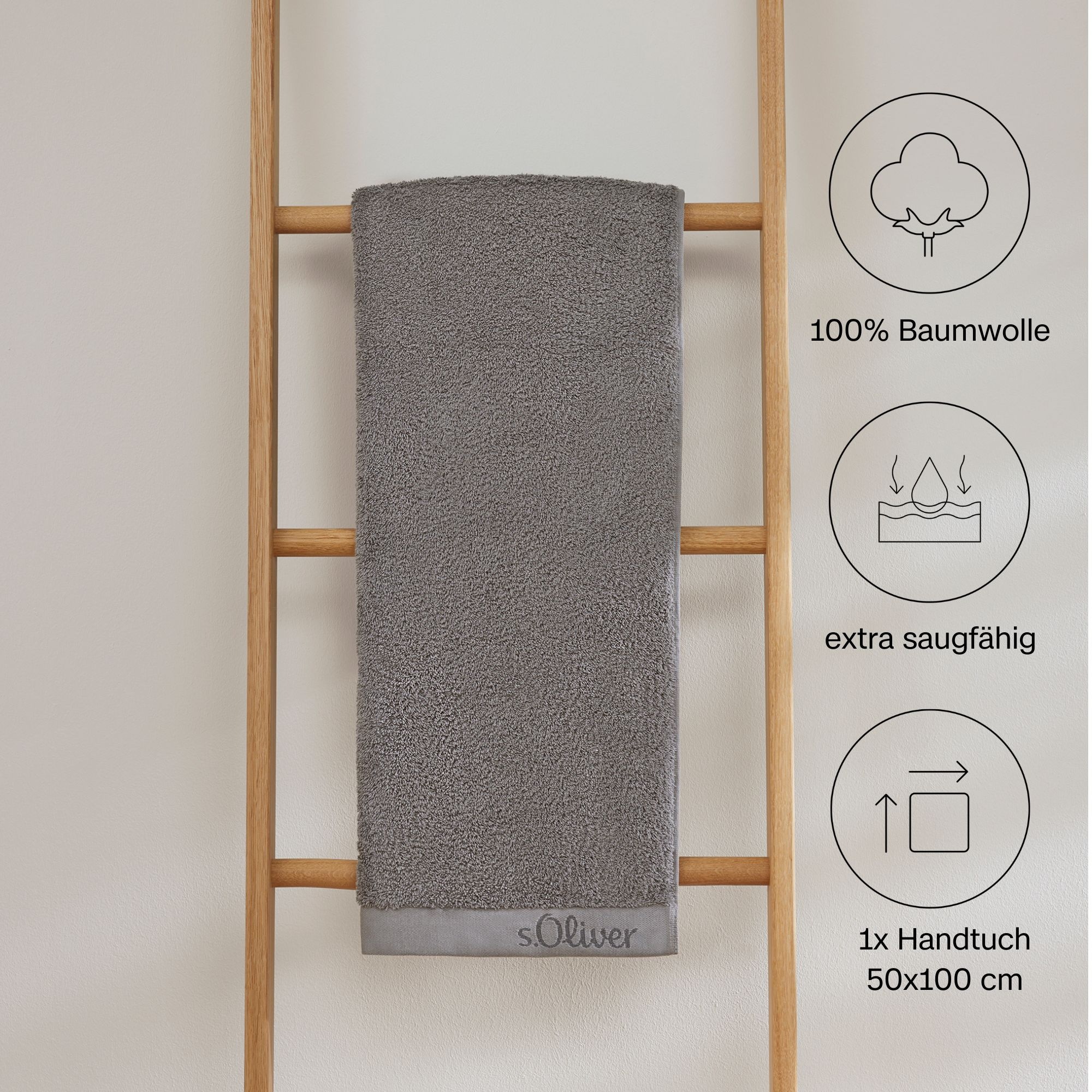 s.Oliver Handtuch "s.Oliver, Premium Qualität, 600 gr/m², auch als Sets erh günstig online kaufen