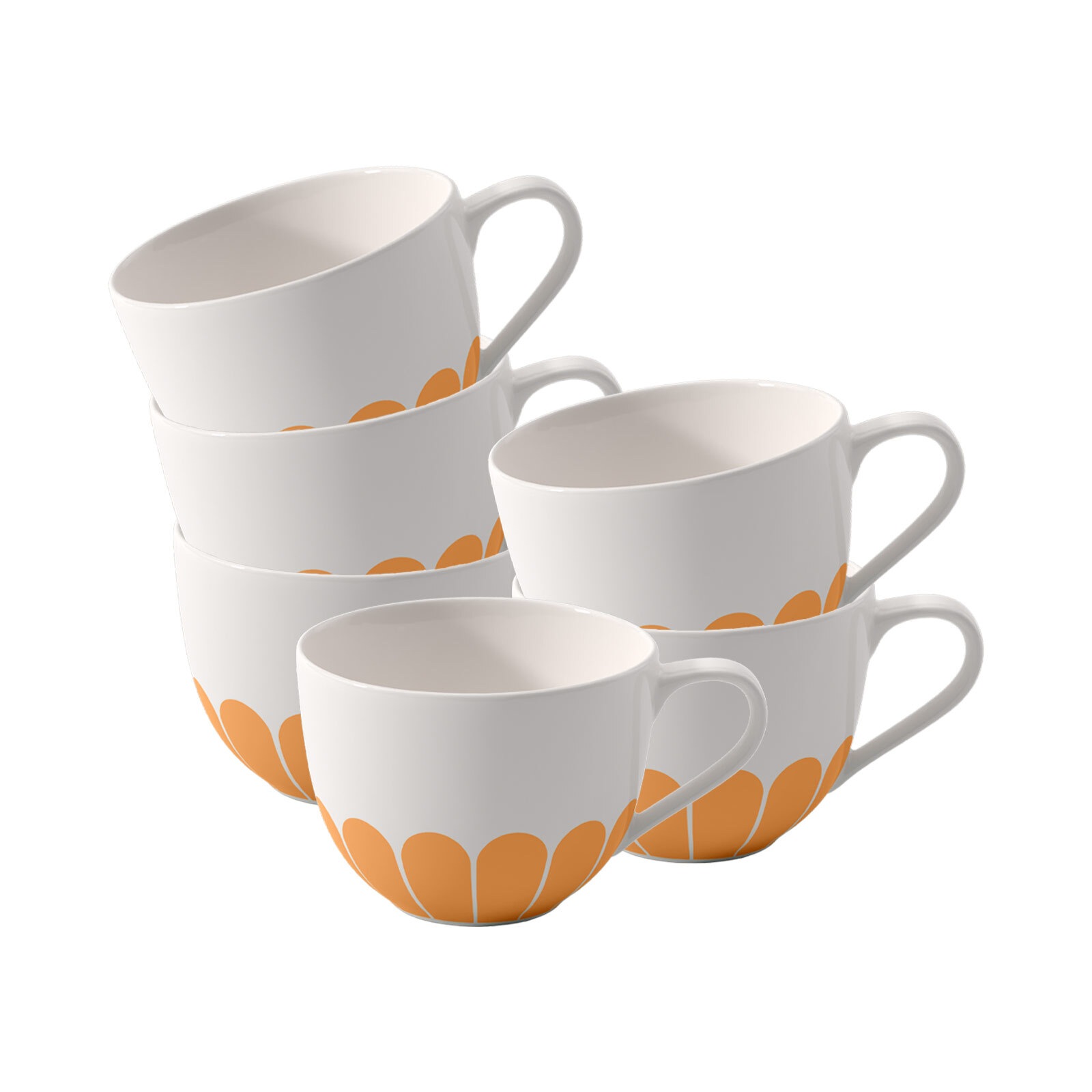 Villeroy & Boch Tasse "Kaffeetassen Fleur Couleur 160 ml 6er Set" Spülmasch günstig online kaufen