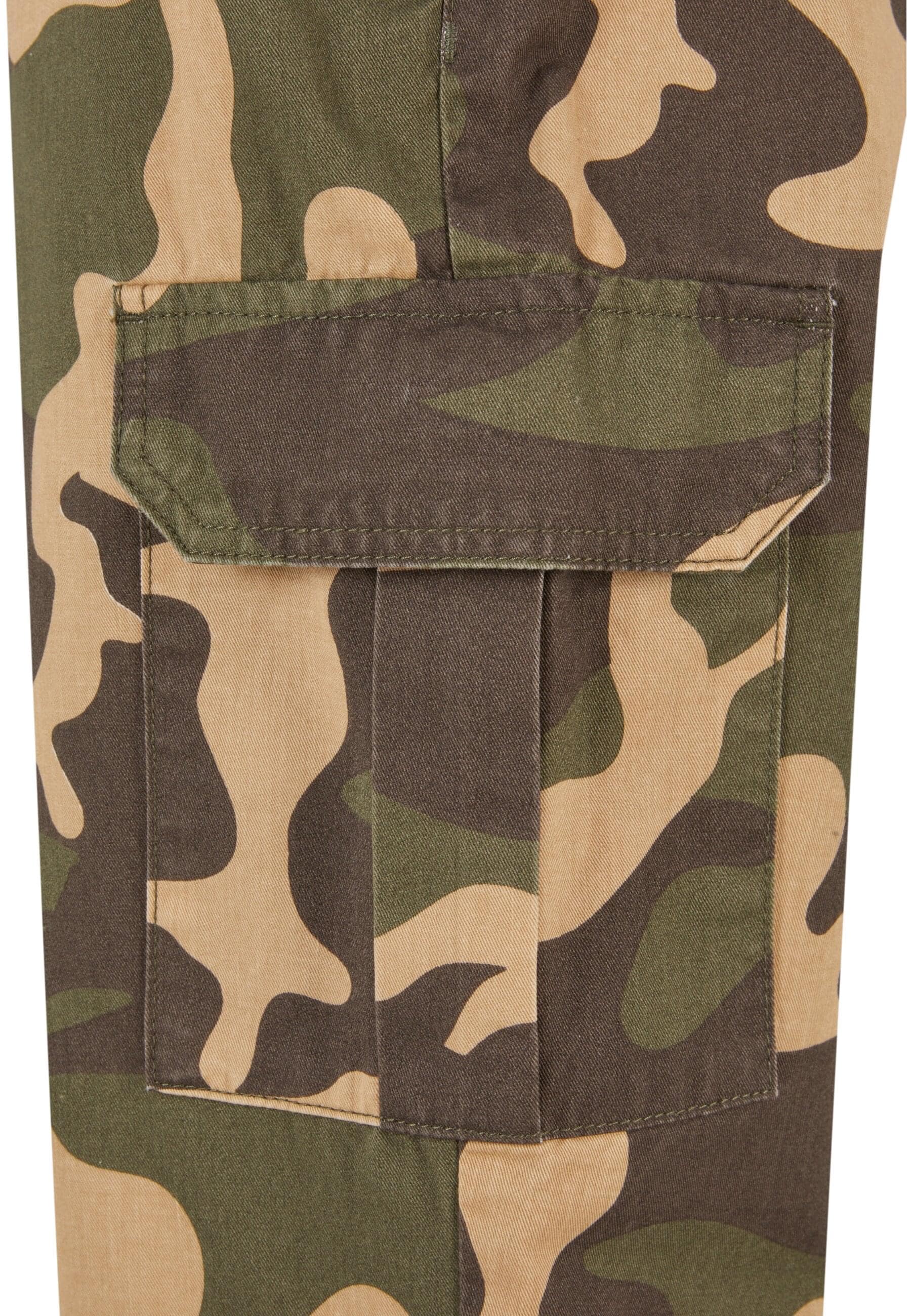 URBAN CLASSICS Cargohose »Urban Classics Herren Straight Leg Camo Cargo Pants«, (1 tlg.)