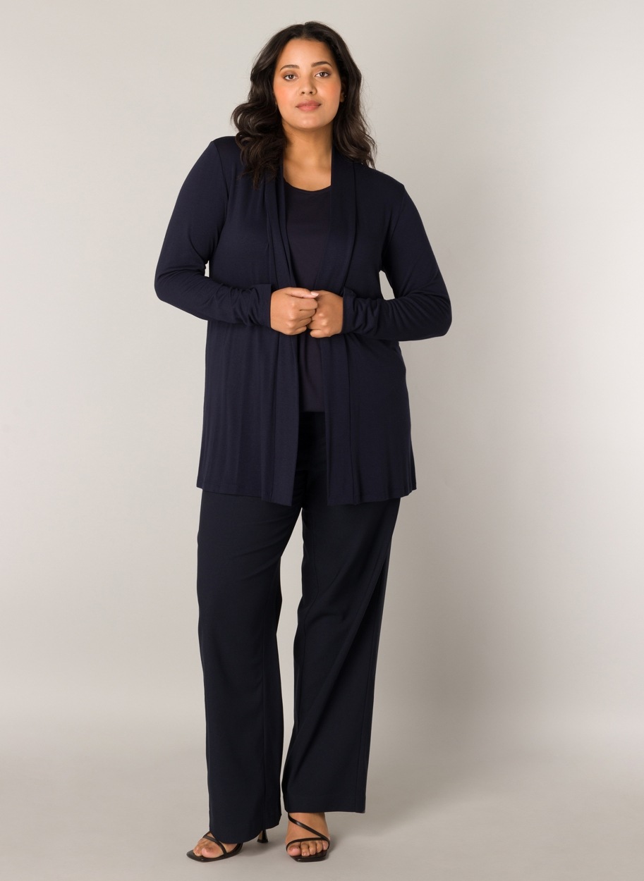 Thumbnail - Base Level Curvy Strickjacke "Ayla" im verschlusslosen Design