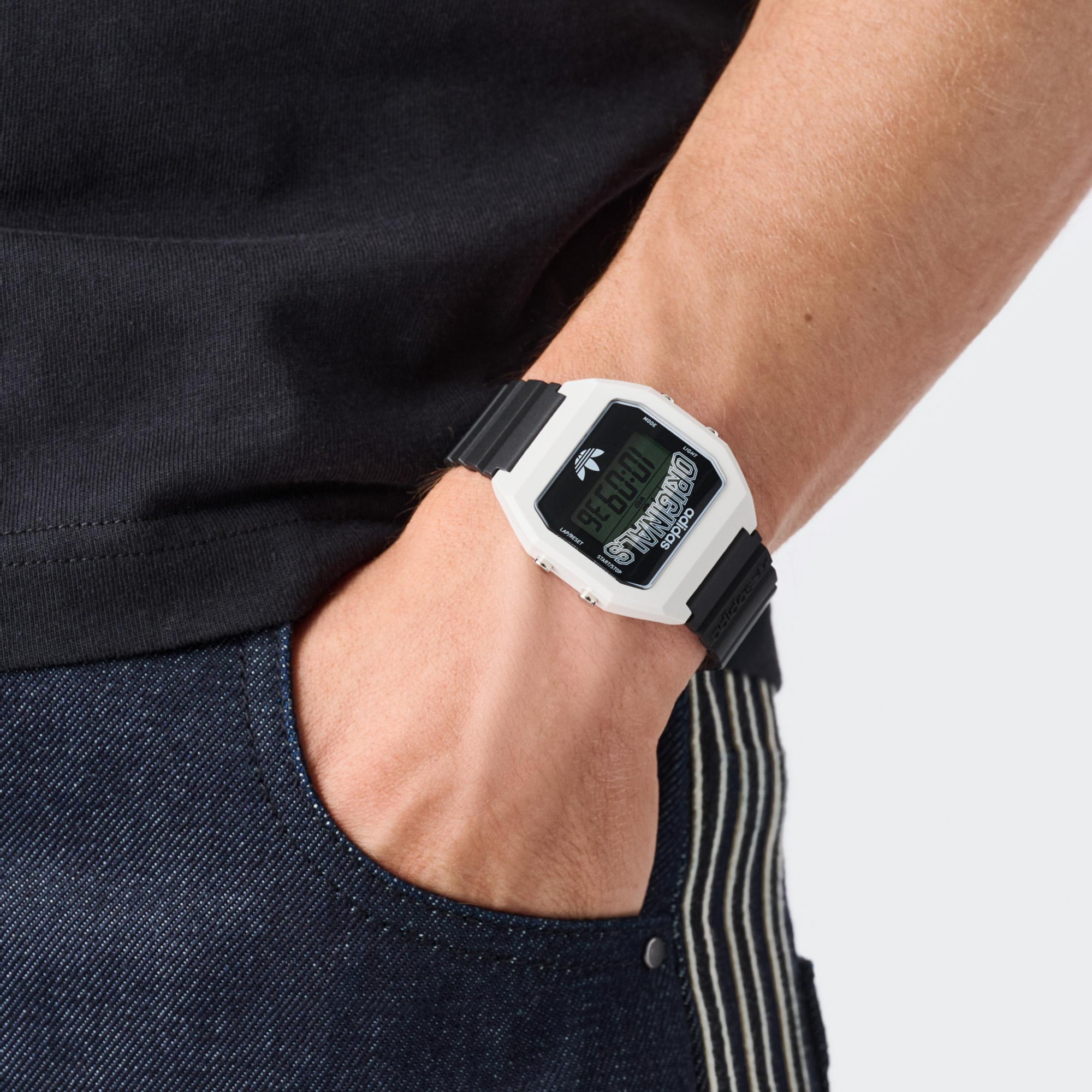 adidas Originals »DIGITAL TWO« Quarzuhr, Armbanduhr, Damenuhr, Herrenuhr, digital, Tag, Wochentag