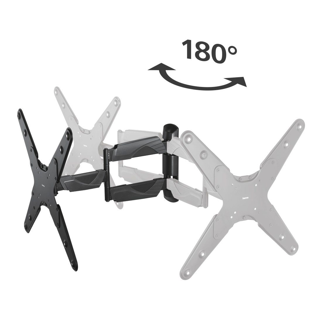 Hama TV-Wandhalterung »Wandhalterung (schwenkbar, neigbar, ausziehbar, 32"- 65", VESA400x400)«, bis 165 cm Zoll