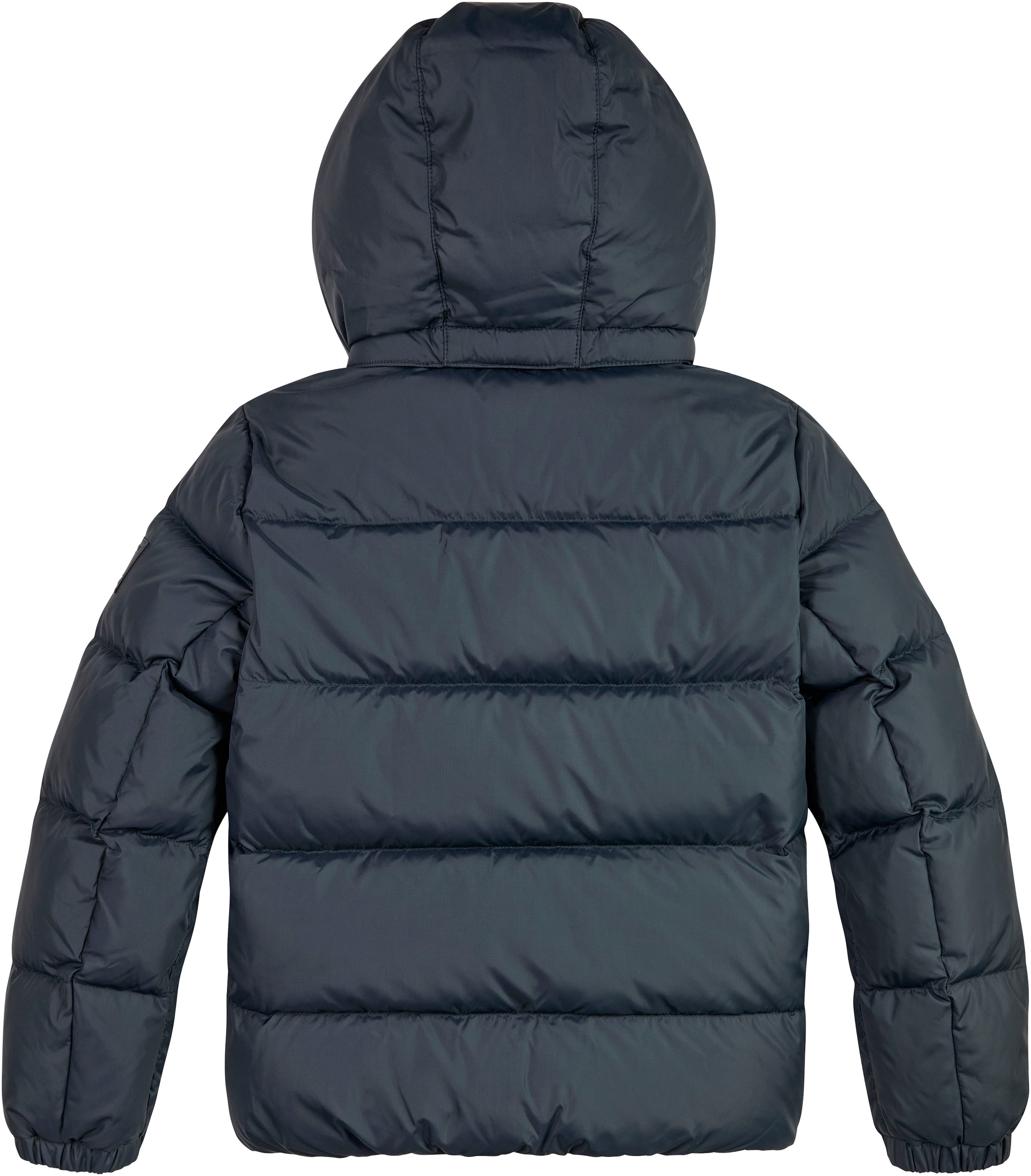 Tommy Hilfiger Daunenjacke »ESSENTIAL DOWN JACKET«, mit Kapuze, mit Logo-Patch