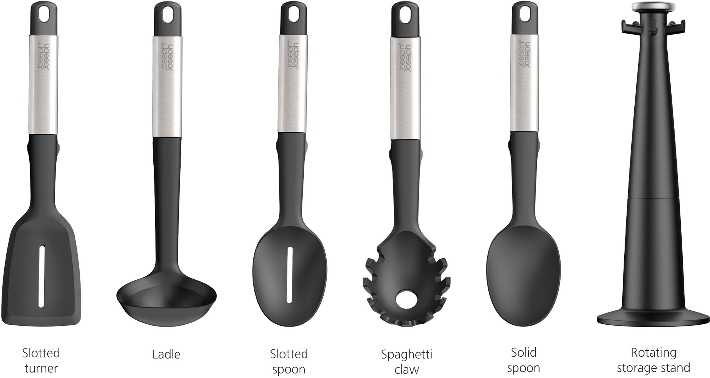 Joseph Joseph Kochbesteck-Set "Elevate Silicone/Steel Carousel" BPA-frei günstig online kaufen