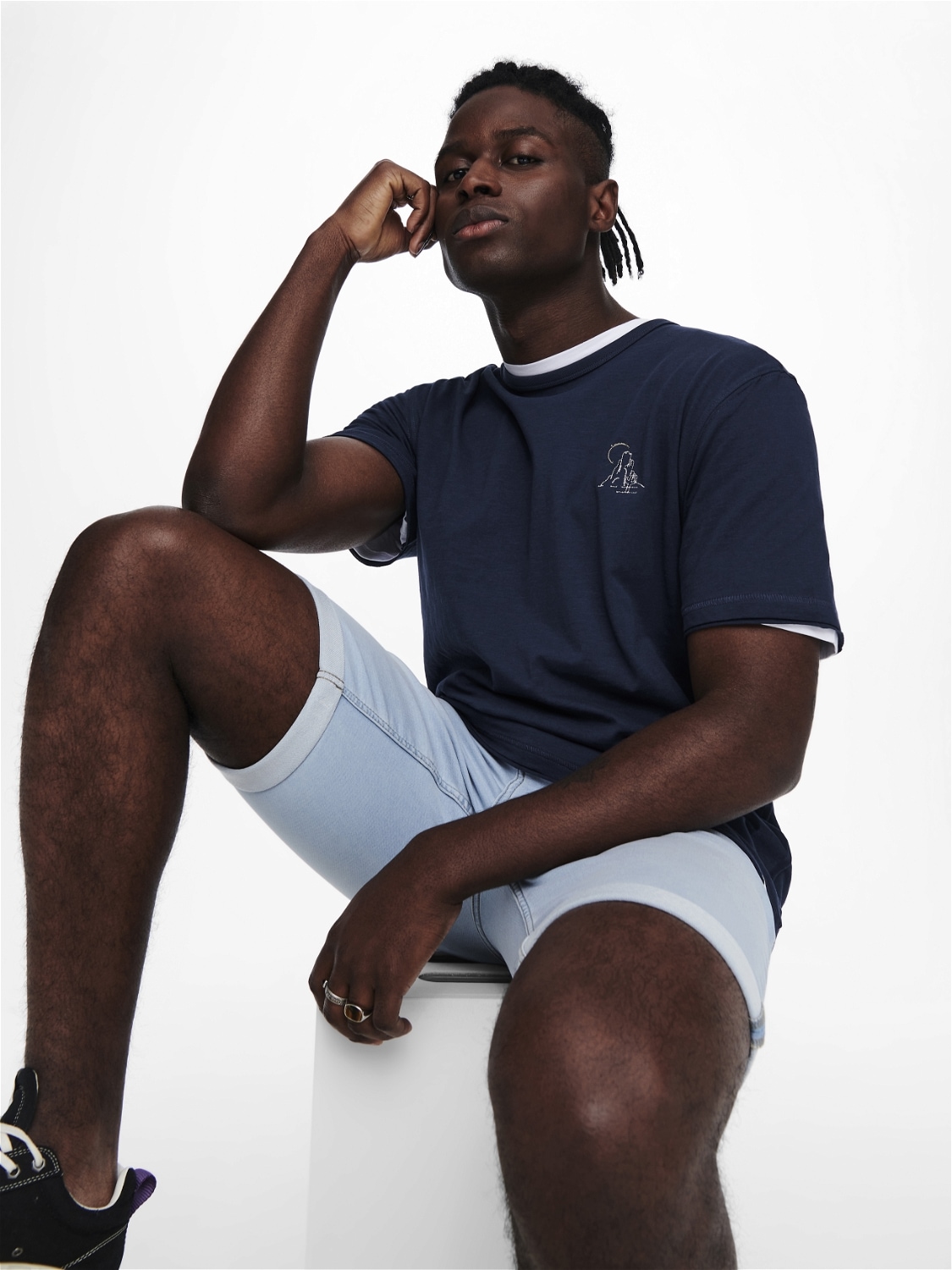 ONLY & SONS Jeansshorts »ONSPLY LIGHT BLUE 5189 SHORTS DNM NOOS«