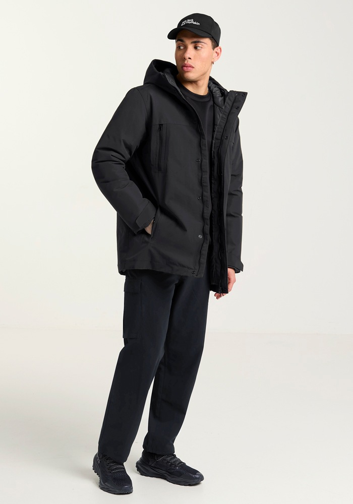 Jack Wolfskin Winterjacke »GLACIER SHIELD JKT M«, Winddicht, wasserdicht, Übergangsjacke