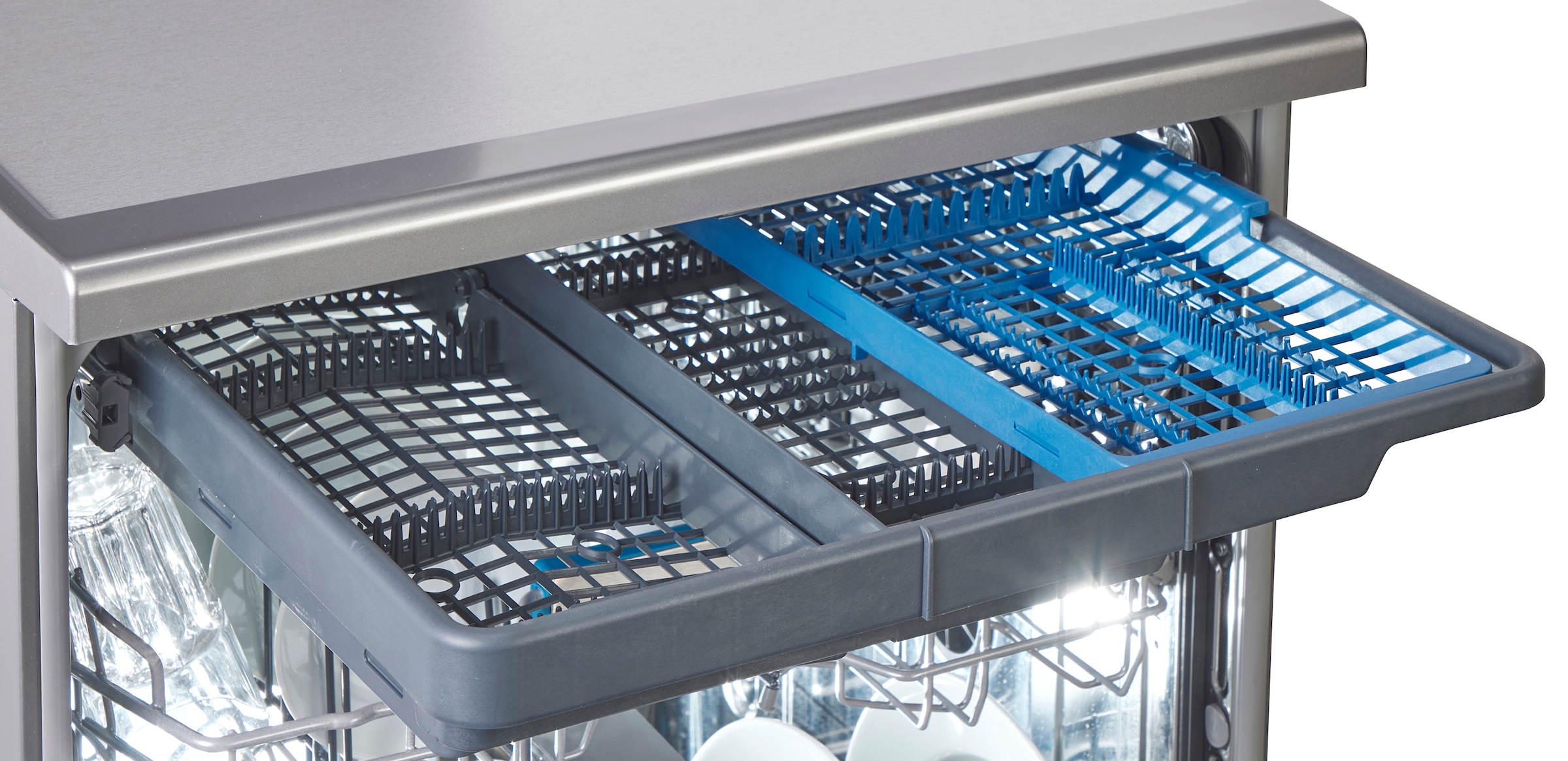 BEKO Standgeschirrspüler »BDFN36462XP« 8,5 l 14 tlg. Maßgedecke Die PowerIntense-Technologie sorgt für herausragende Spülergebnisse