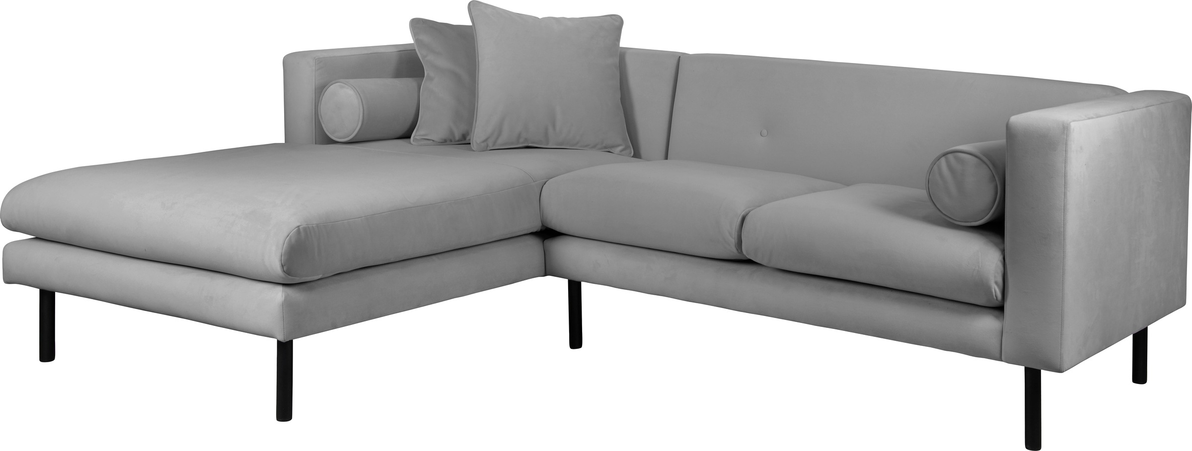 Guido Maria Kretschmer Home&Living Ecksofa »Lillibeth L-Form Designsofa, Maße B/T/H: 240/173/83 cm«, Zierkissen als Wendekissen, in Samtoptik oder Cord