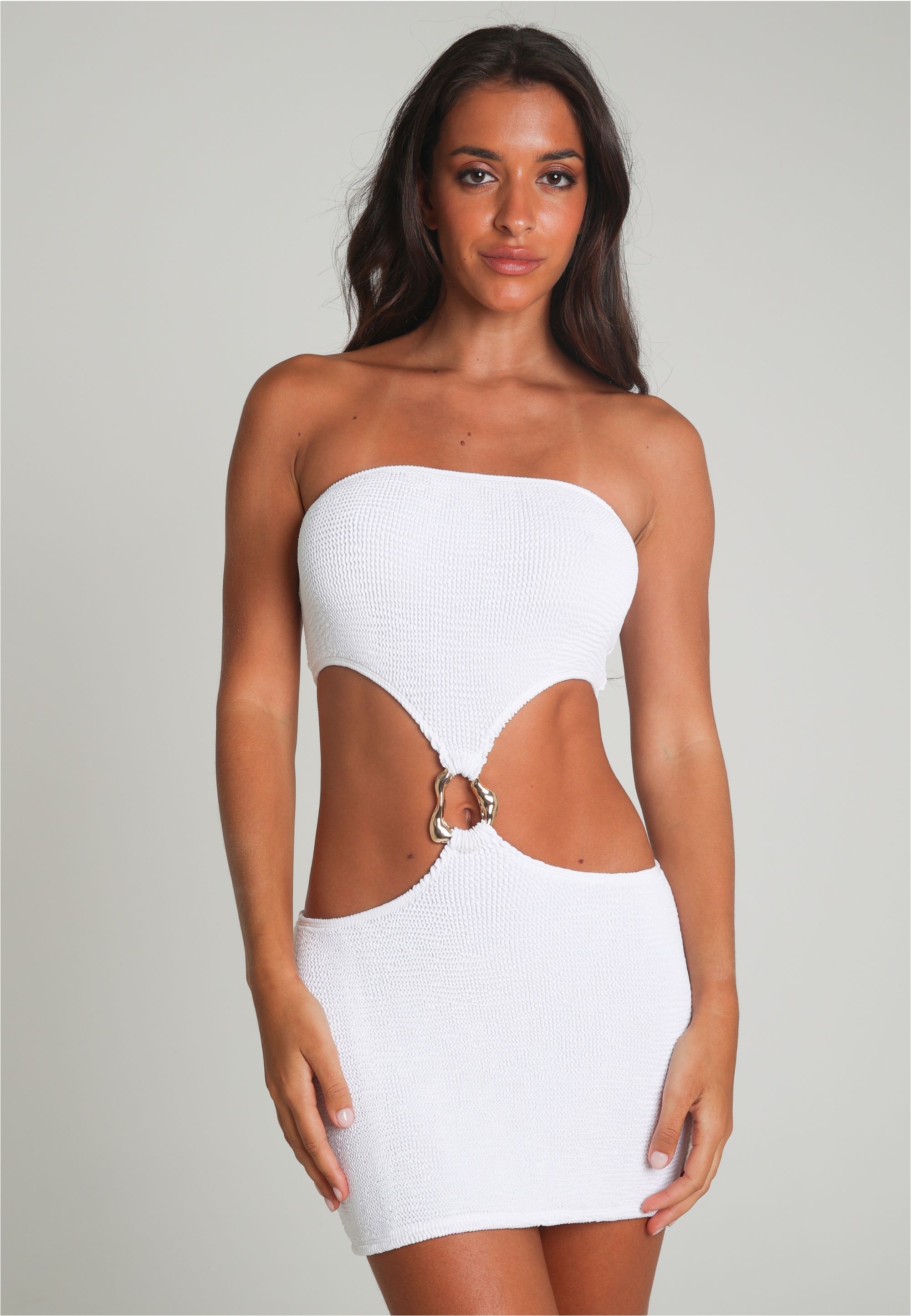 Moda Minx Jerseykleid "SCRUNCH Irregular Hoop" 1 Stk. tlg. mit stilvollen C günstig online kaufen