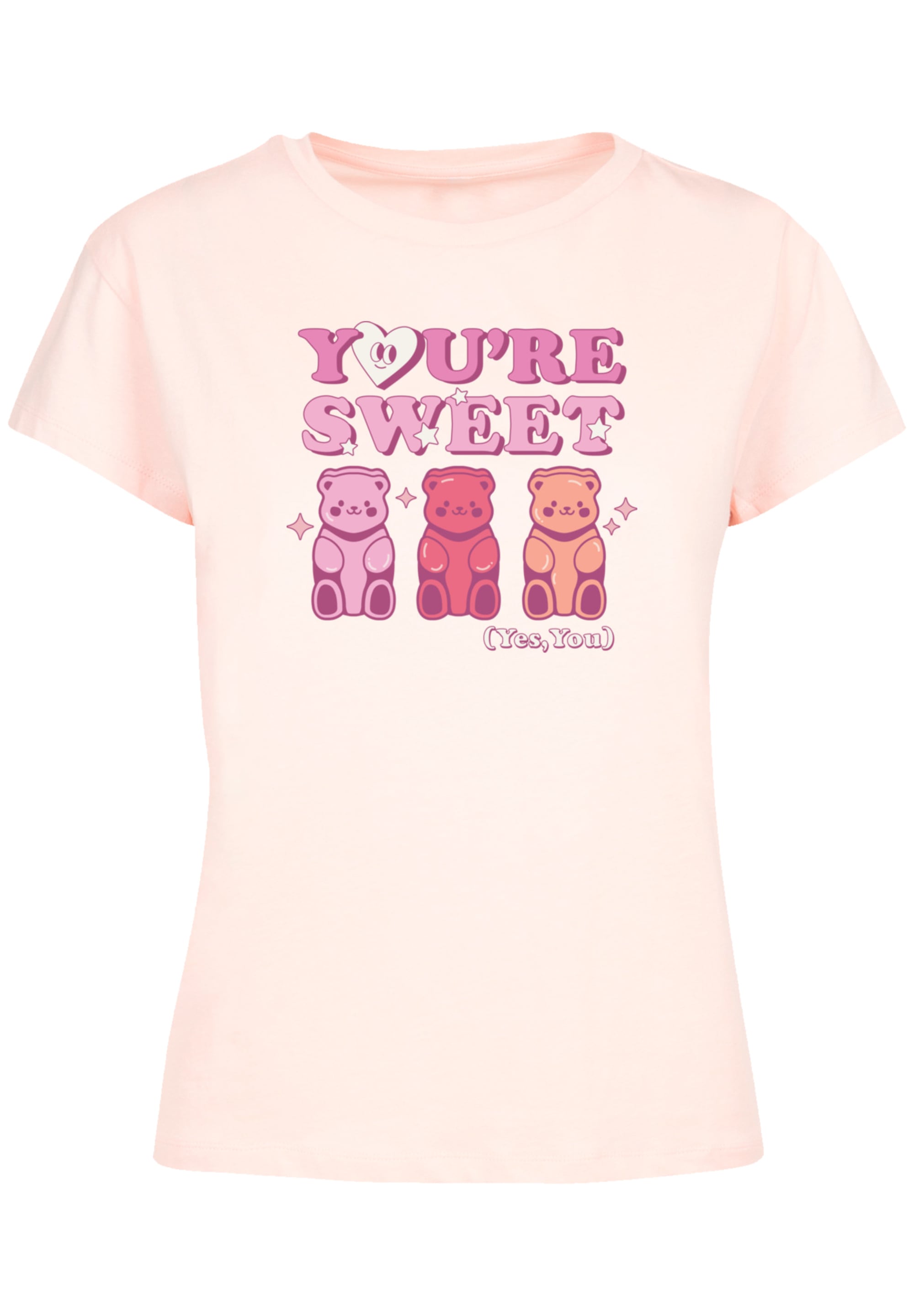 F4NT4STIC T-Shirt »Valentinstag You're Sweet Gummy Bears«, Premium Qualität