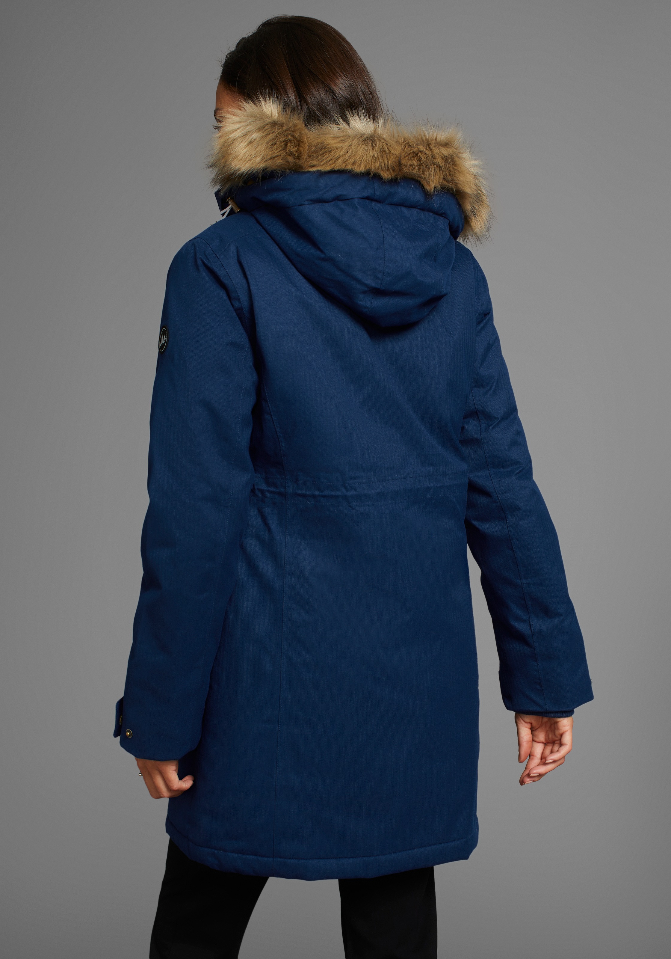 Polarino Funktionsparka mit Kapuze Atmungsaktiv, winddicht und wasserdicht. günstig online kaufen