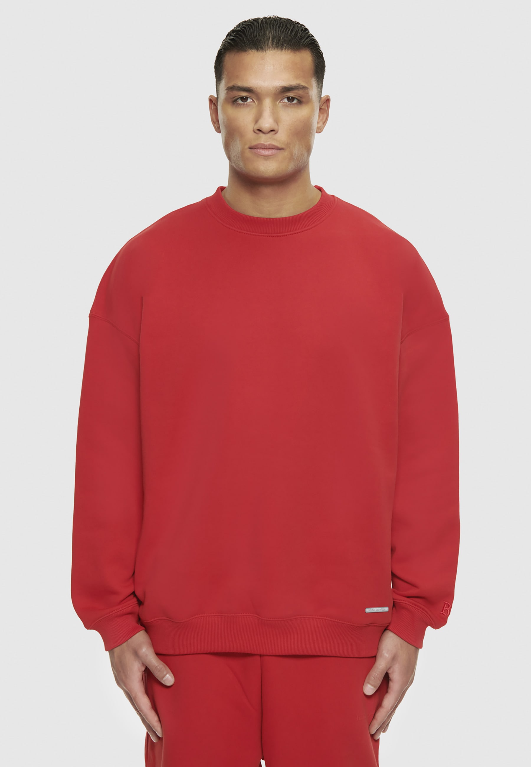 Dropsize Sweater »Dropsize Herren Bazix Republiq Super Heavy Blank Sweater«, 1 Stk.
