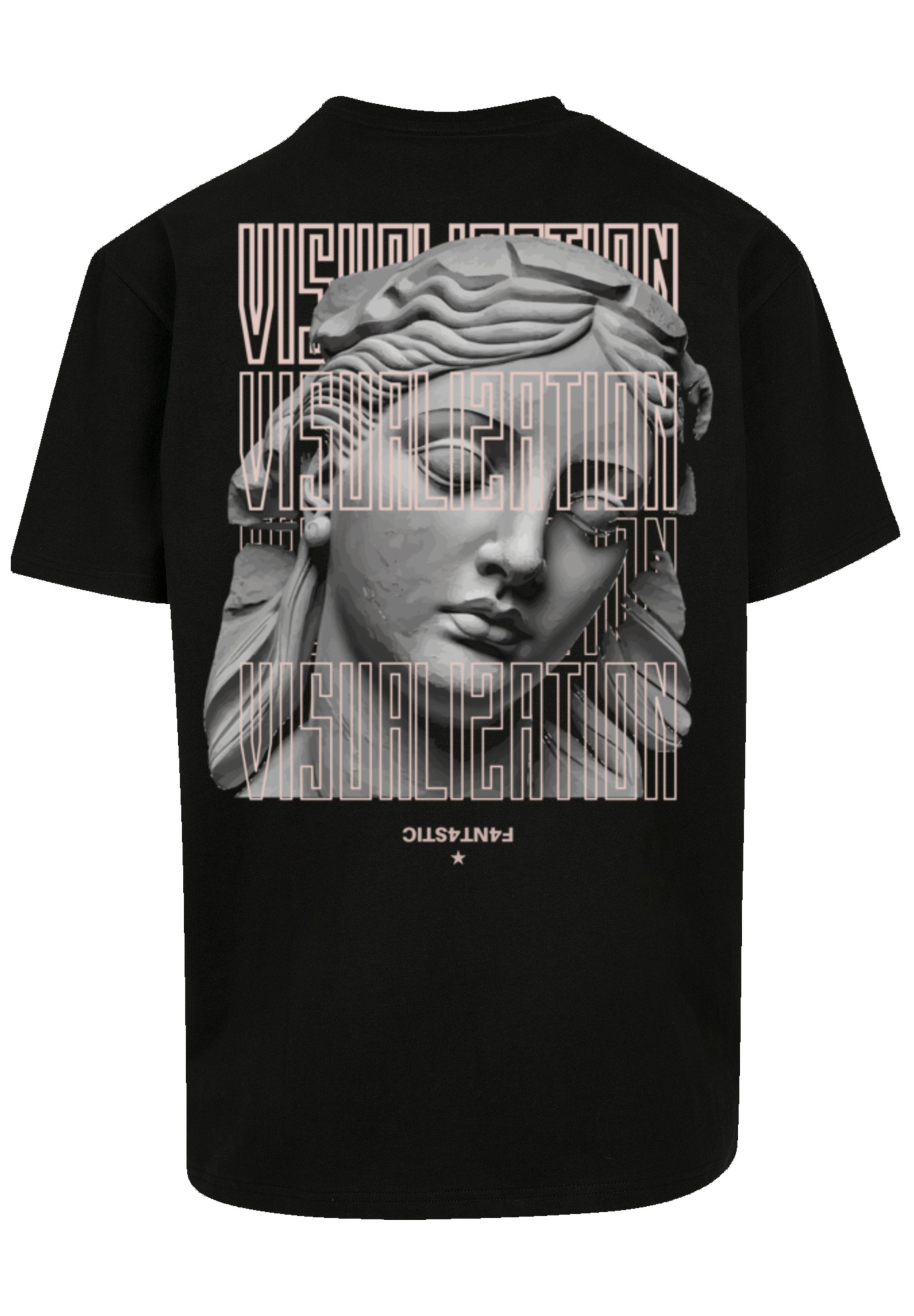 F4NT4STIC T-Shirt "SCULPTURE VISUALIZATION", Print