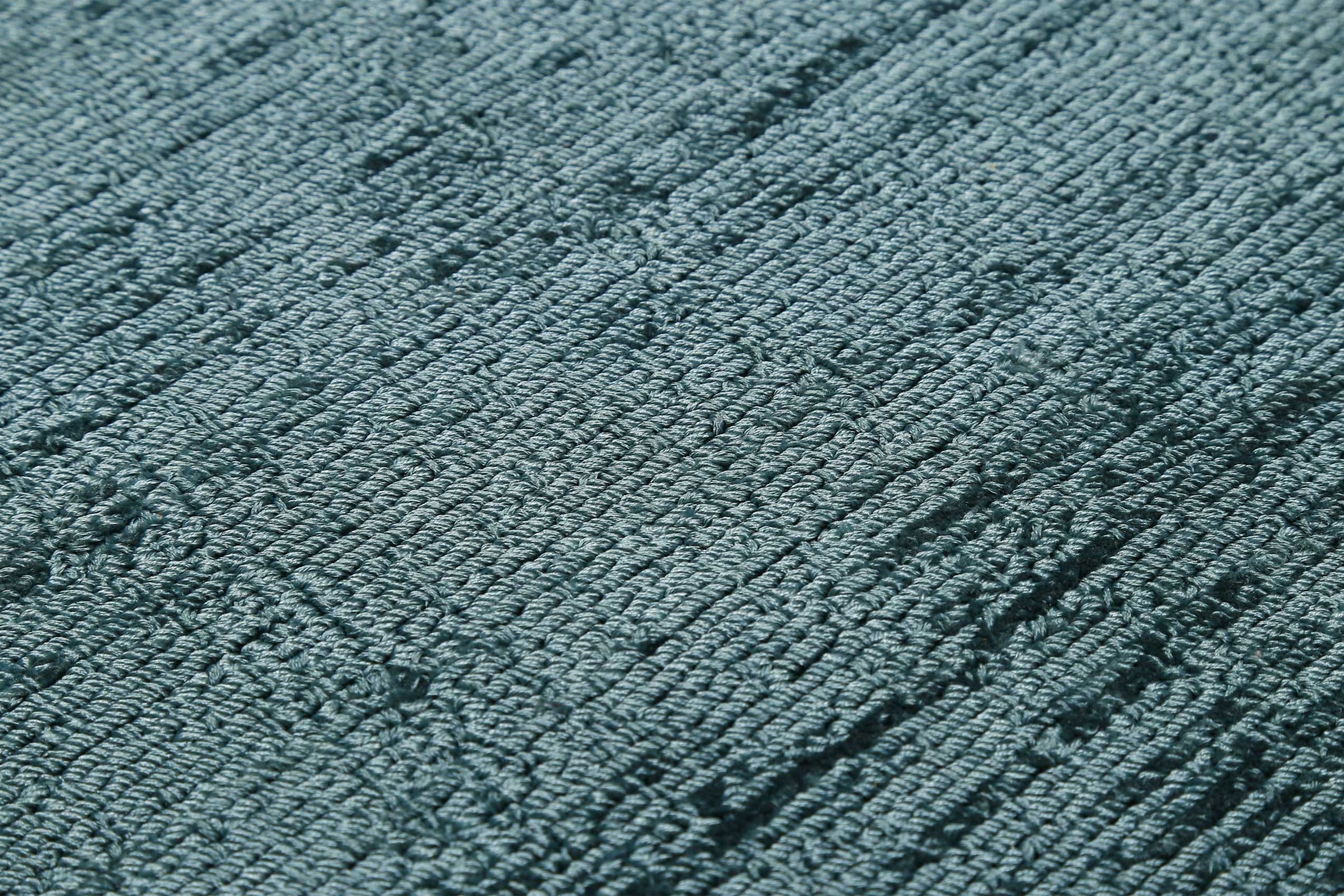 Esprit Teppich »Gil«, rund, 8 mm Höhe, handgewebt, seidig glänzend, schimmernde Farbbrillianz, Melangeeffekt