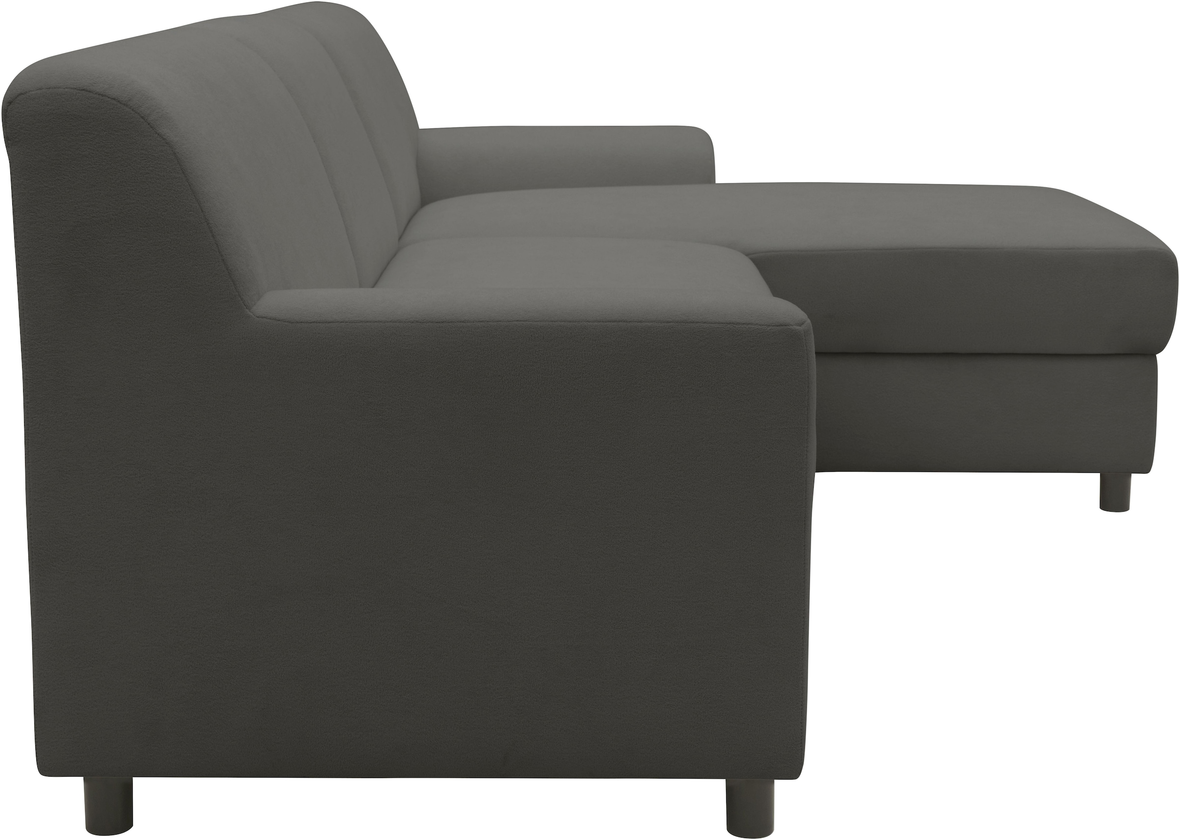 INOSIGN Ecksofa »Turah 2, L-Form, in Cord u. wasserabweisender Microfaser, Federkern«, B/T/H: 241/146/79 cm, incl. Zierkissen, wahlweise mit Bettfunktion