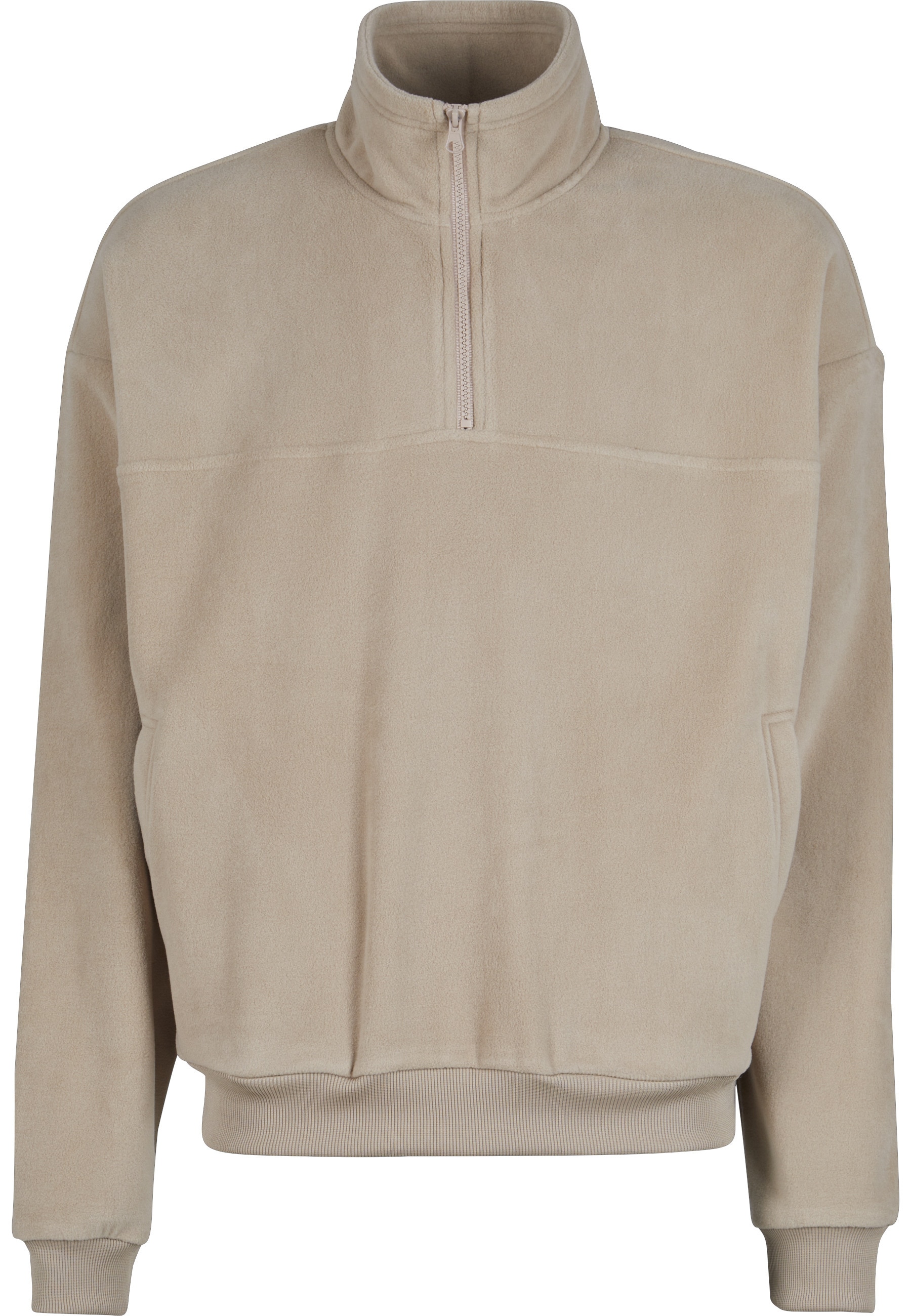 URBAN CLASSICS Sweater "Urban Classics Herren Basic Polar Fleece Troyer", 1 günstig online kaufen