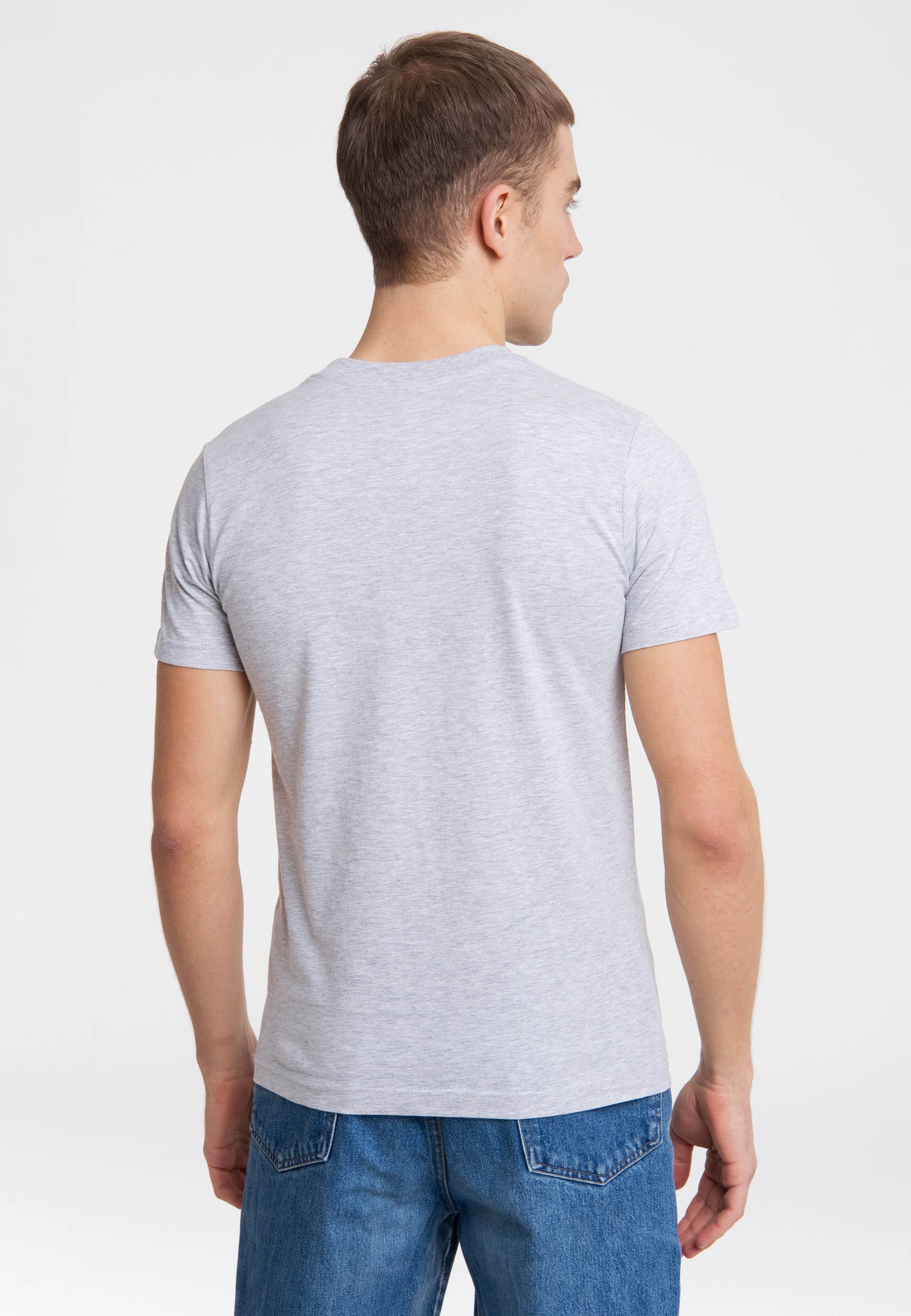 LOGOSHIRT T-Shirt »BATMAN - LOGO«, mit coolem Superhelden-Logo