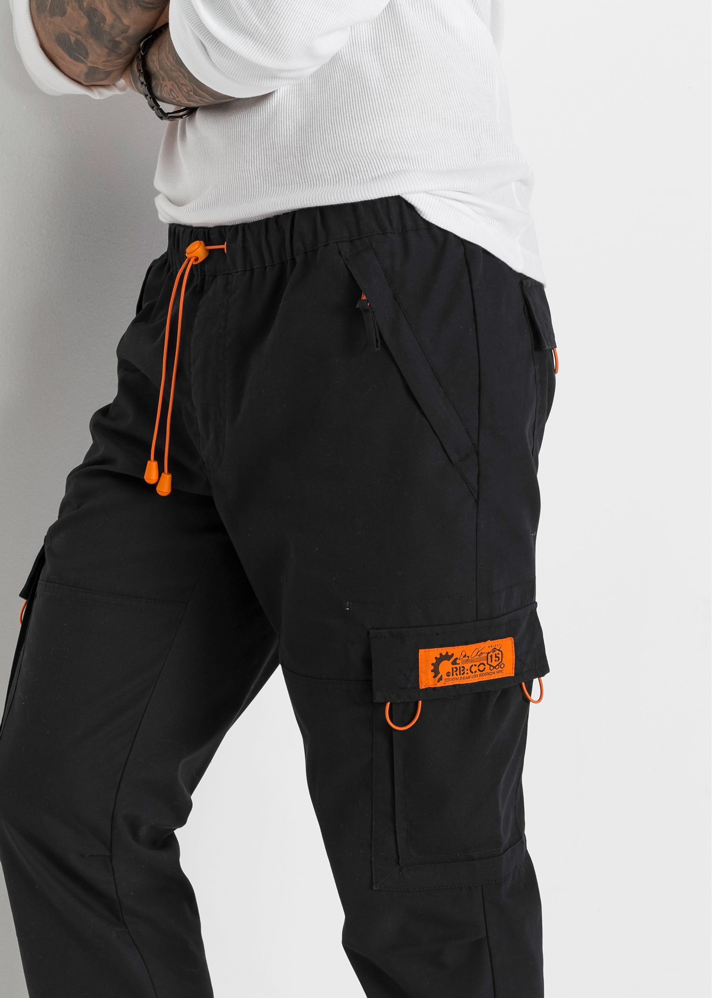 bonprix Schlupfhose »Relaxed Fit Schlupf-Cargohose, Straight«  mit elastischem Bund und Tunnelzug