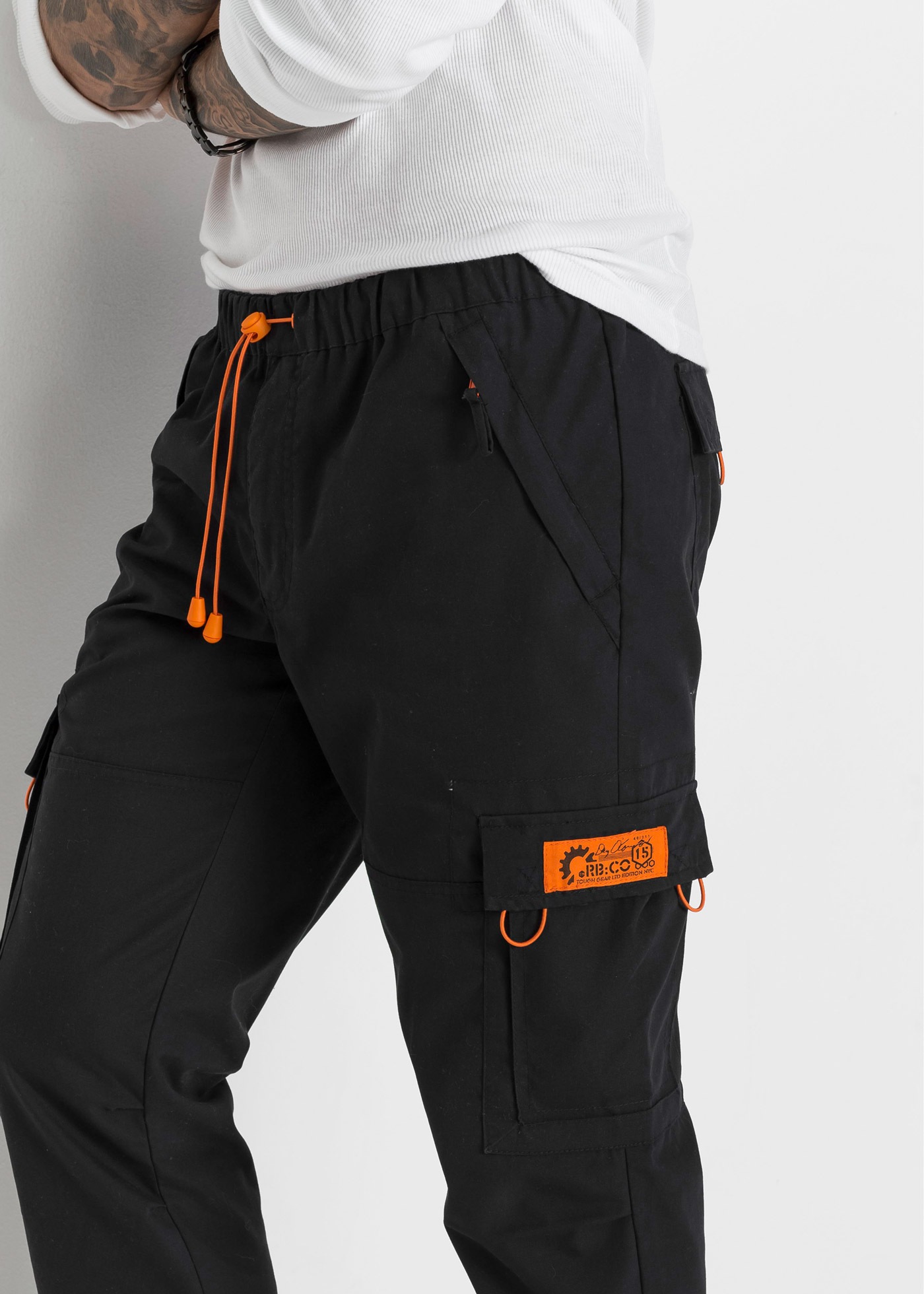 Thumbnail - bonprix Schlupfhose "Relaxed Fit Schlupf-Cargohose, Straight" aus Baumwollmischung, mit elastischem Bund und Tunnelzug