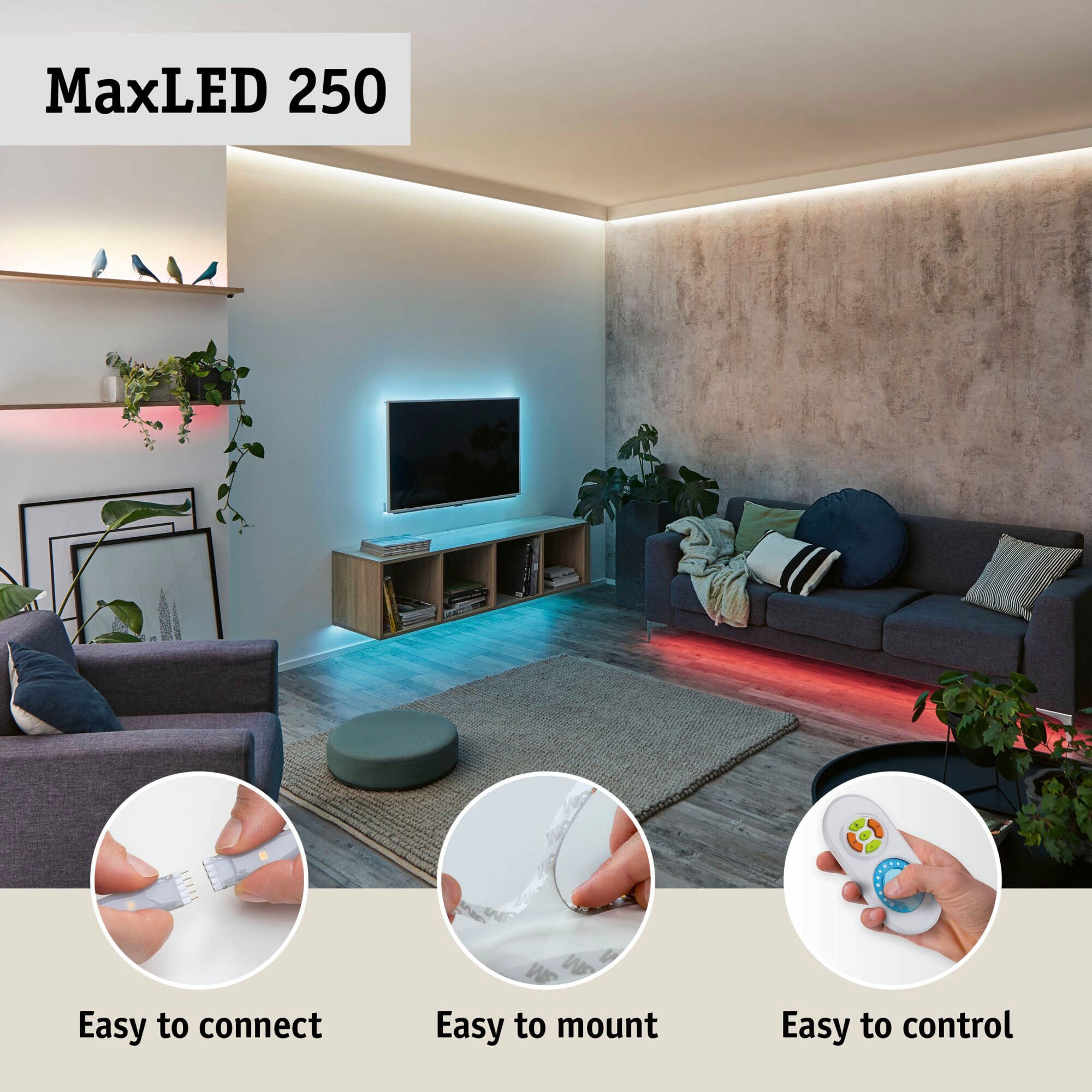 Paulmann LED-Streifen »MaxLED 250 Comfort Set Regal 1m 4W 300lm/m 2700K 12VA«,  1 St.-flammig bestellen | BAUR