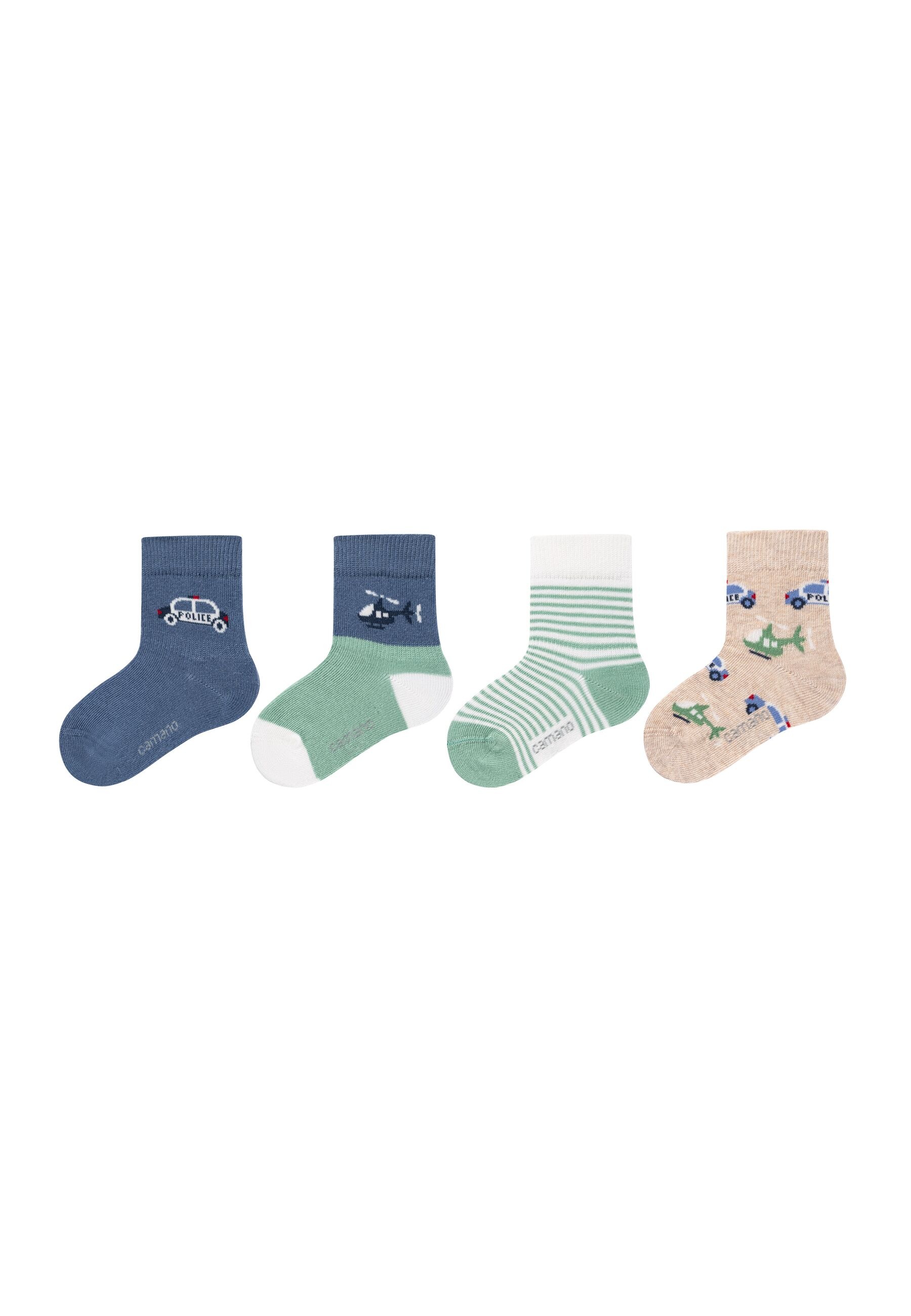 Camano Socken »Babysocken ca-soft 8er Pack« 8er Pack Aus OCS zertifizierter Baumwolle, Ohne einengenden Gummibund