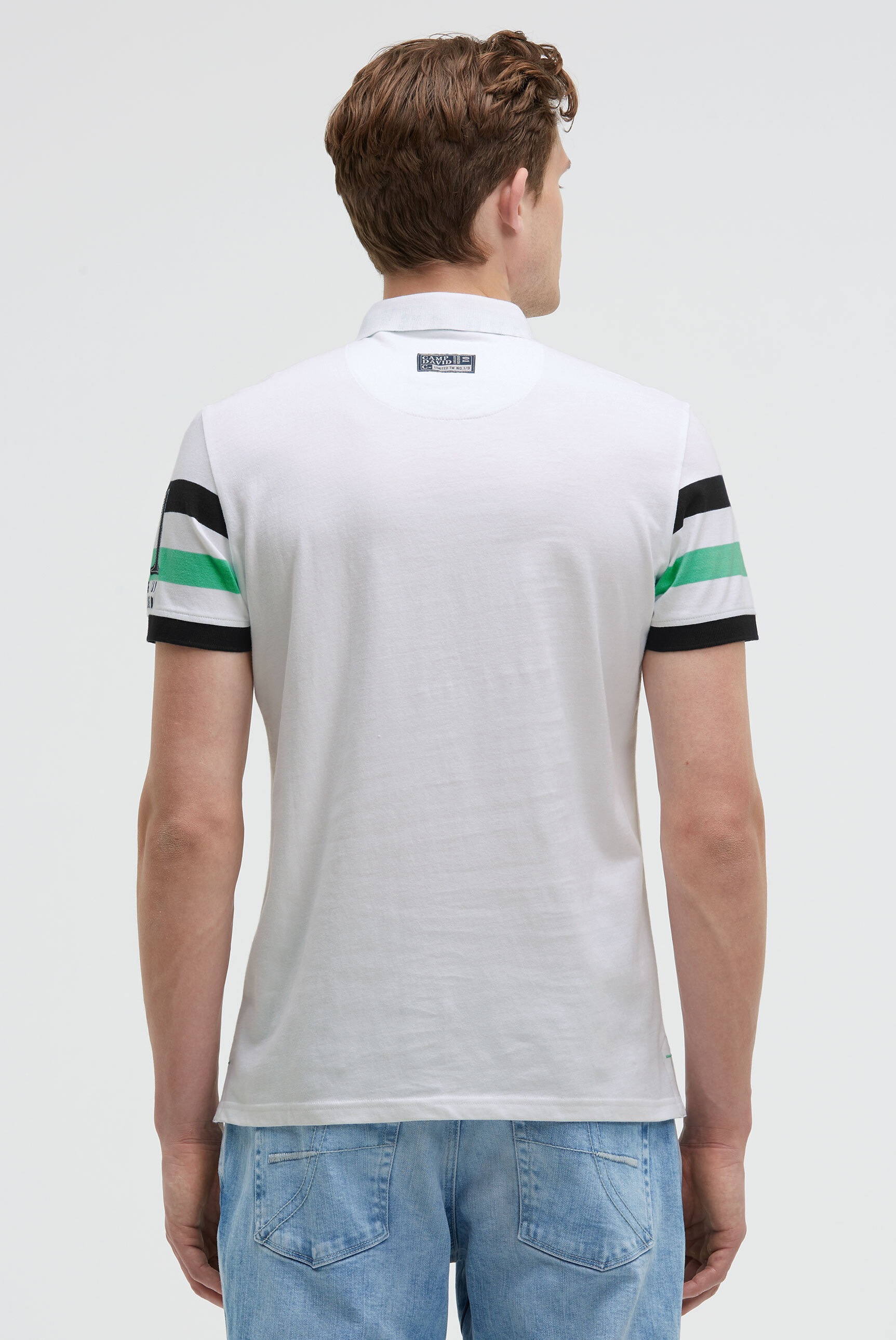 CAMP DAVID Poloshirt, mit Stickerei