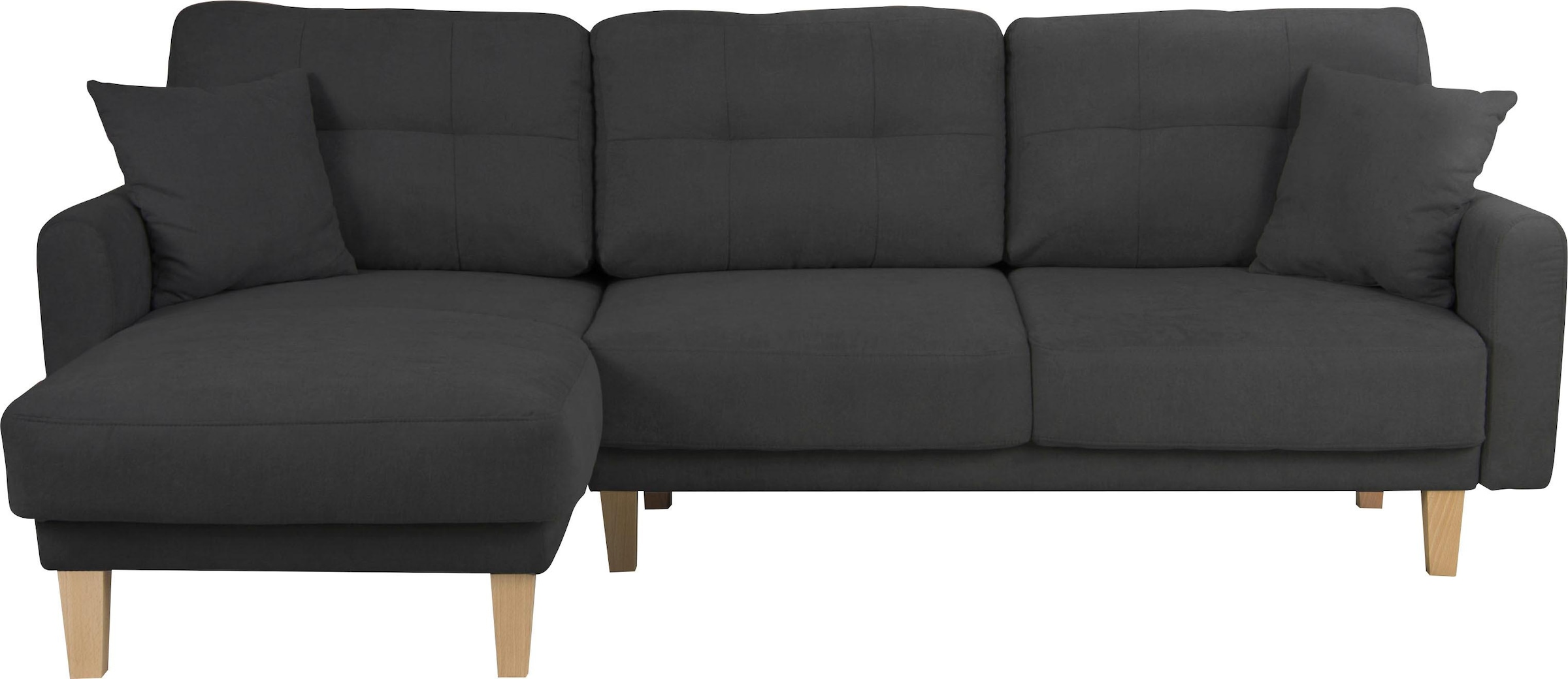 Home affaire Ecksofa »TRIPLO optionale Schlafsofa mit Bettkasten, Maße B/T/H: 234/164/89 cm« L-Form wahlweise mit Bettfunktion - Liegefläche 132x210 cm