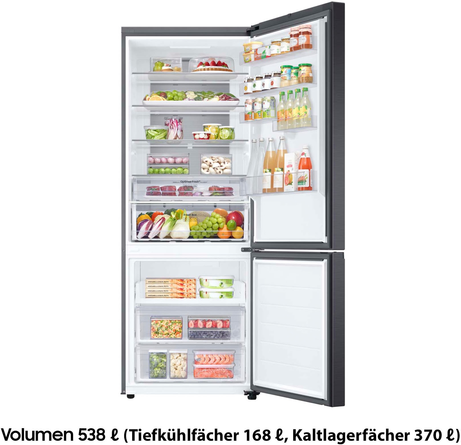 Samsung Kühl-/Gefrierkombination »RB53DG703CB1«, extra weit 75cm, NoFrost