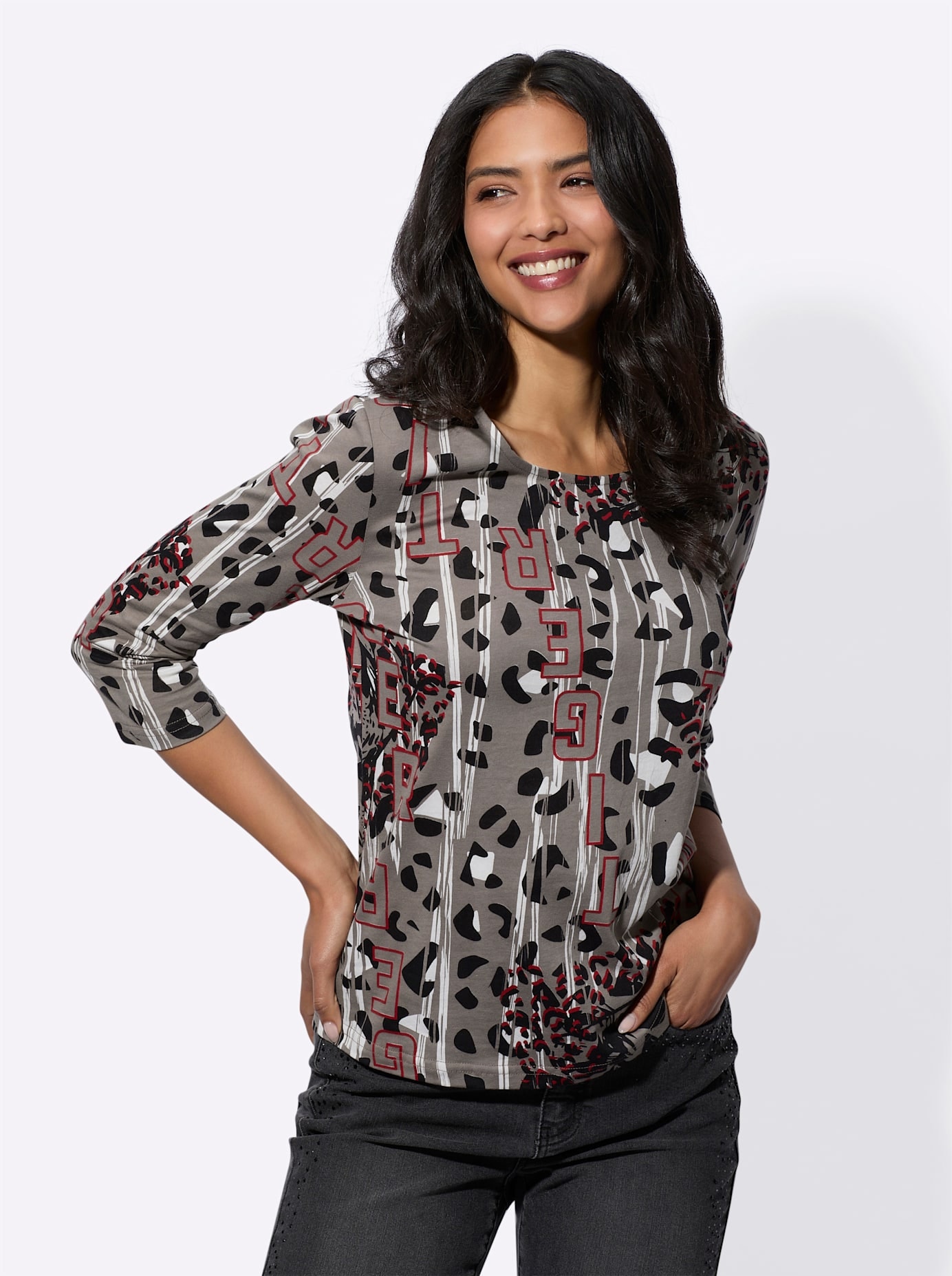 Classic Basics Rundhalsshirt »3/4-Arm-Shirt«, (1 tlg.)