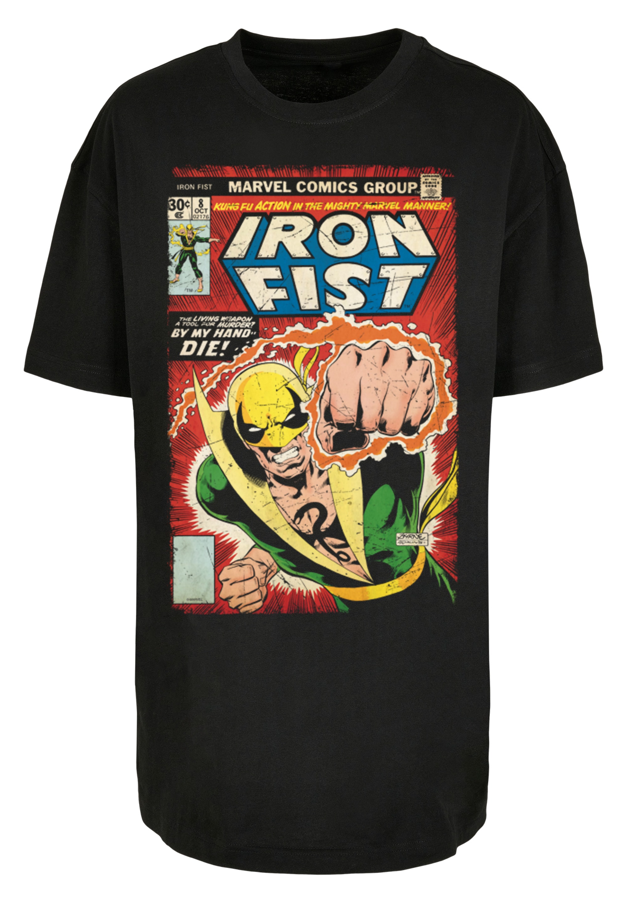 F4NT4STIC Kurzarmshirt »Damen Ladies bestellen Tee«, Marvel Oversized BAUR Boyfriend Iron | tlg.) Cover Fist (1 with für
