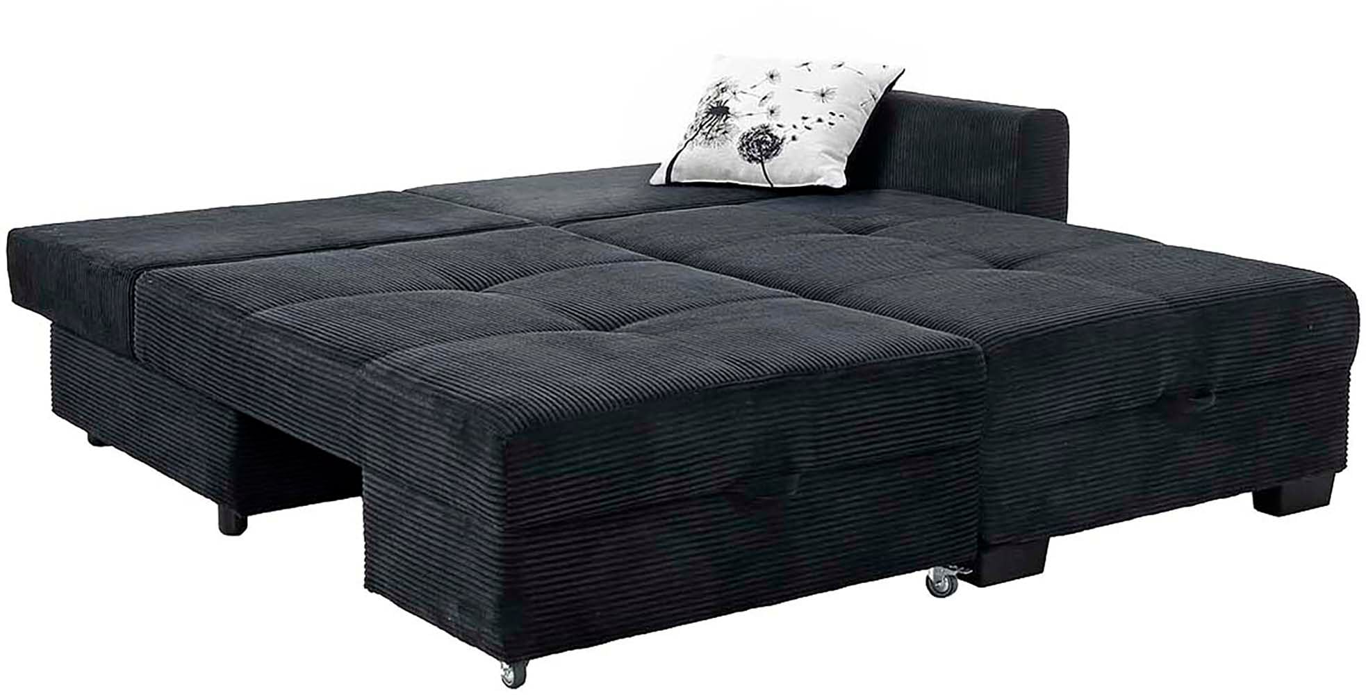 Jockenhöfer Gruppe Ecksofa »Fantasy, Dreh-Schwenk-Ottomane«, inklusive Relax- und Schlaffunktion, Ottomane links/ rechts montierbar