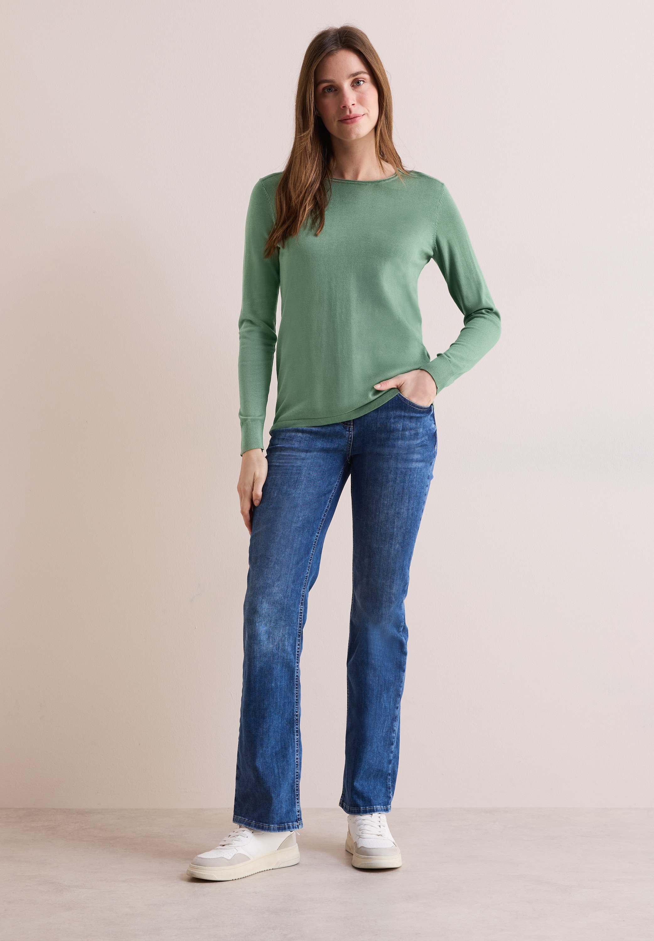 Thumbnail - Cecil Strickpullover, im soften Baumwoll-Mix
