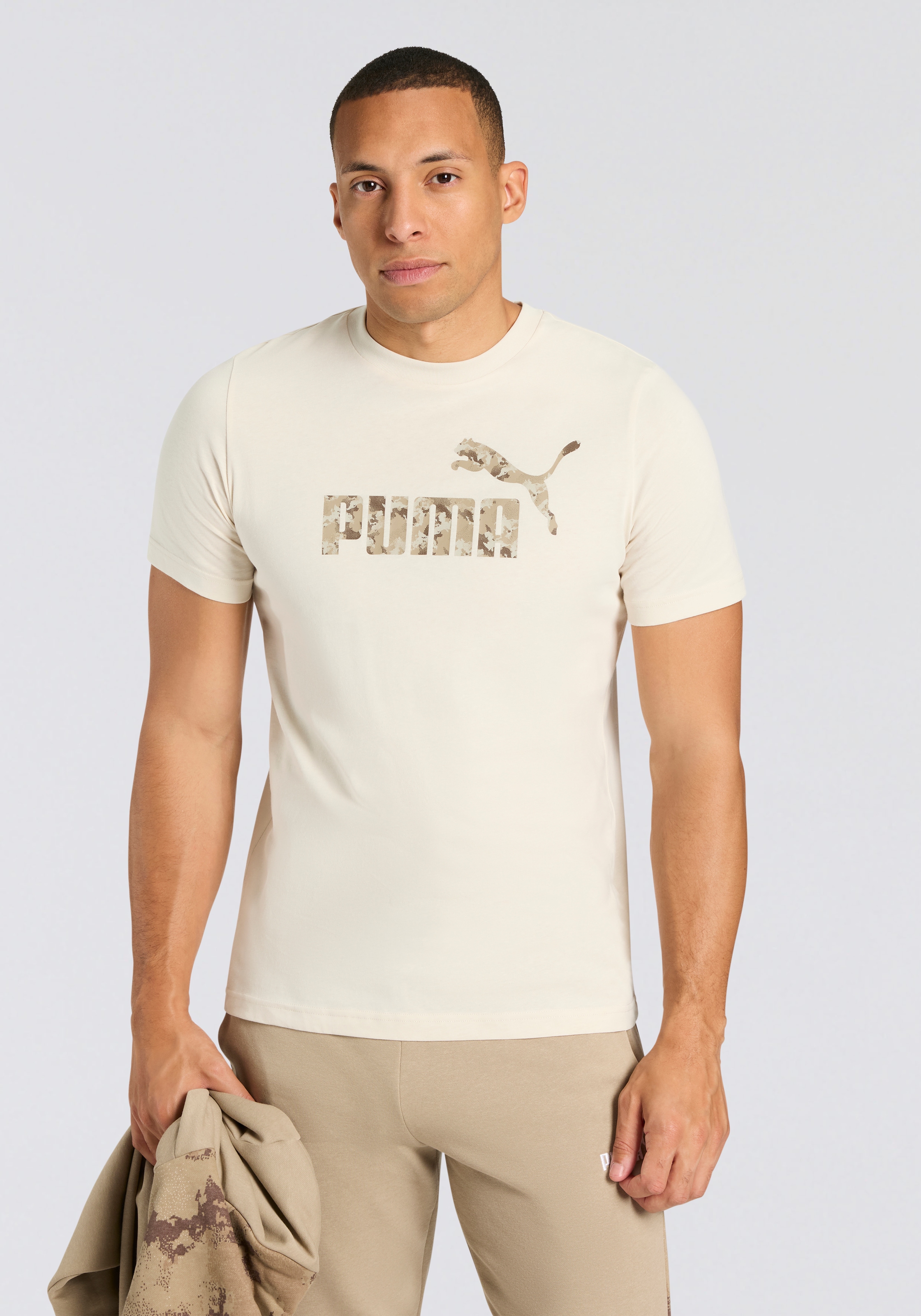 PUMA T-Shirt "ESS CAMO TEE" günstig online kaufen