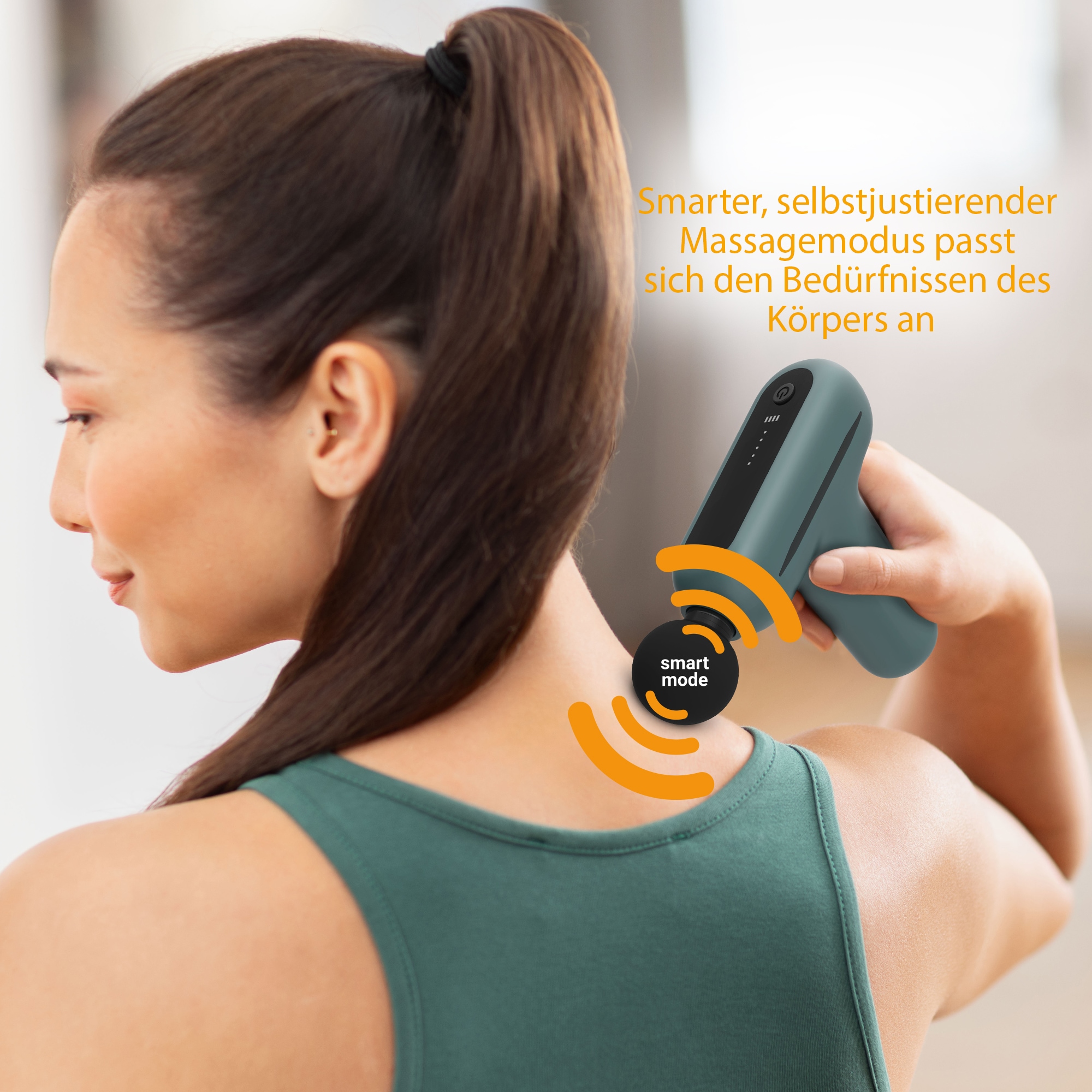 Medisana Massagepistole »MG 200« 4 Aufsätze, ergonomische Massagepistole mit selbstjustierendem Modus