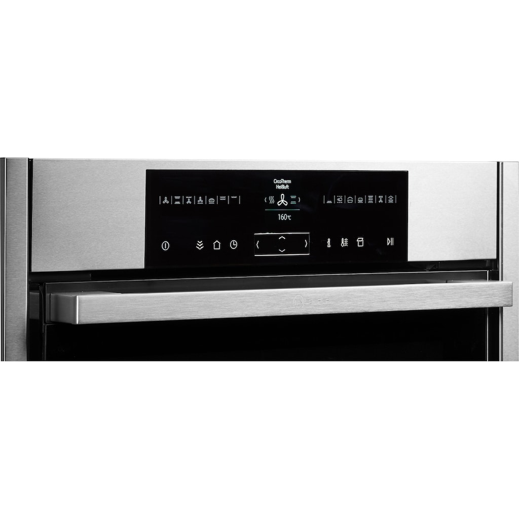 NEFF Dampfbackofen »B55VR22N0«, N 70, mit Teleskopauszug nachrüstbar, Pyrolyse-Selbstreinigung, CircoTherm®, mit Slide&Hide®