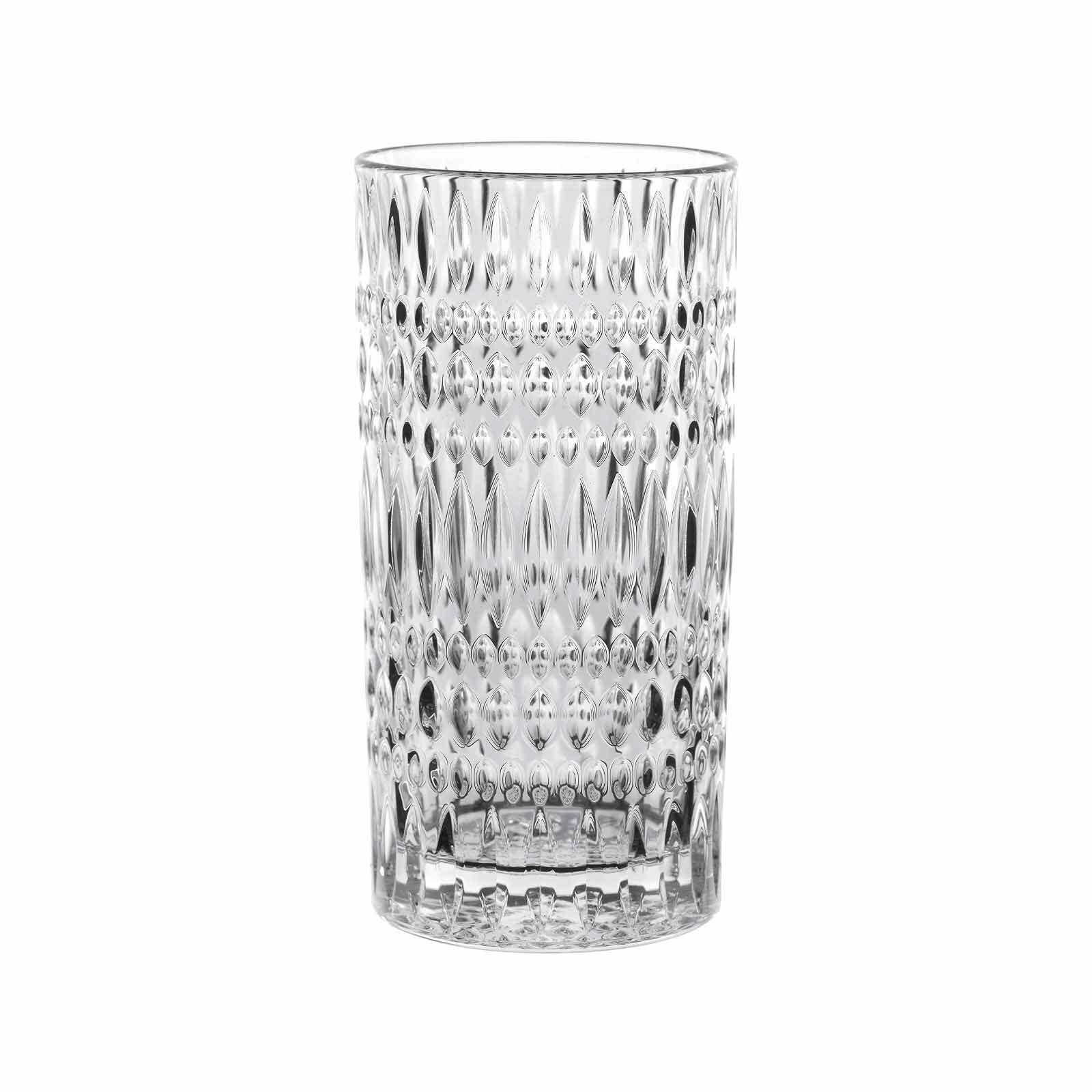 Nachtmann Latte-Macchiato-Glas »Latte Macchiato Gläser Ethno Barista 434 ml 2er Set transparent«