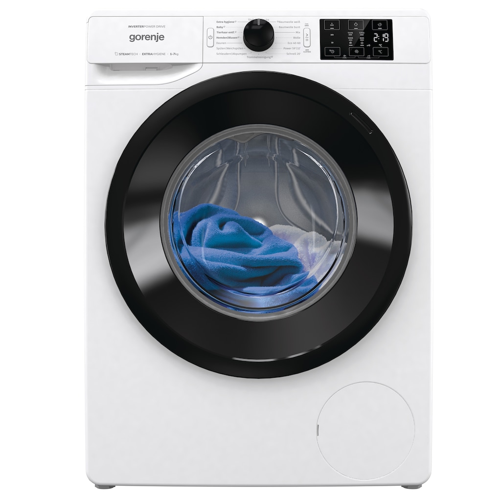 GORENJE Waschmaschine, WNEI 74 SAPS, 7 kg, 1400 U/min