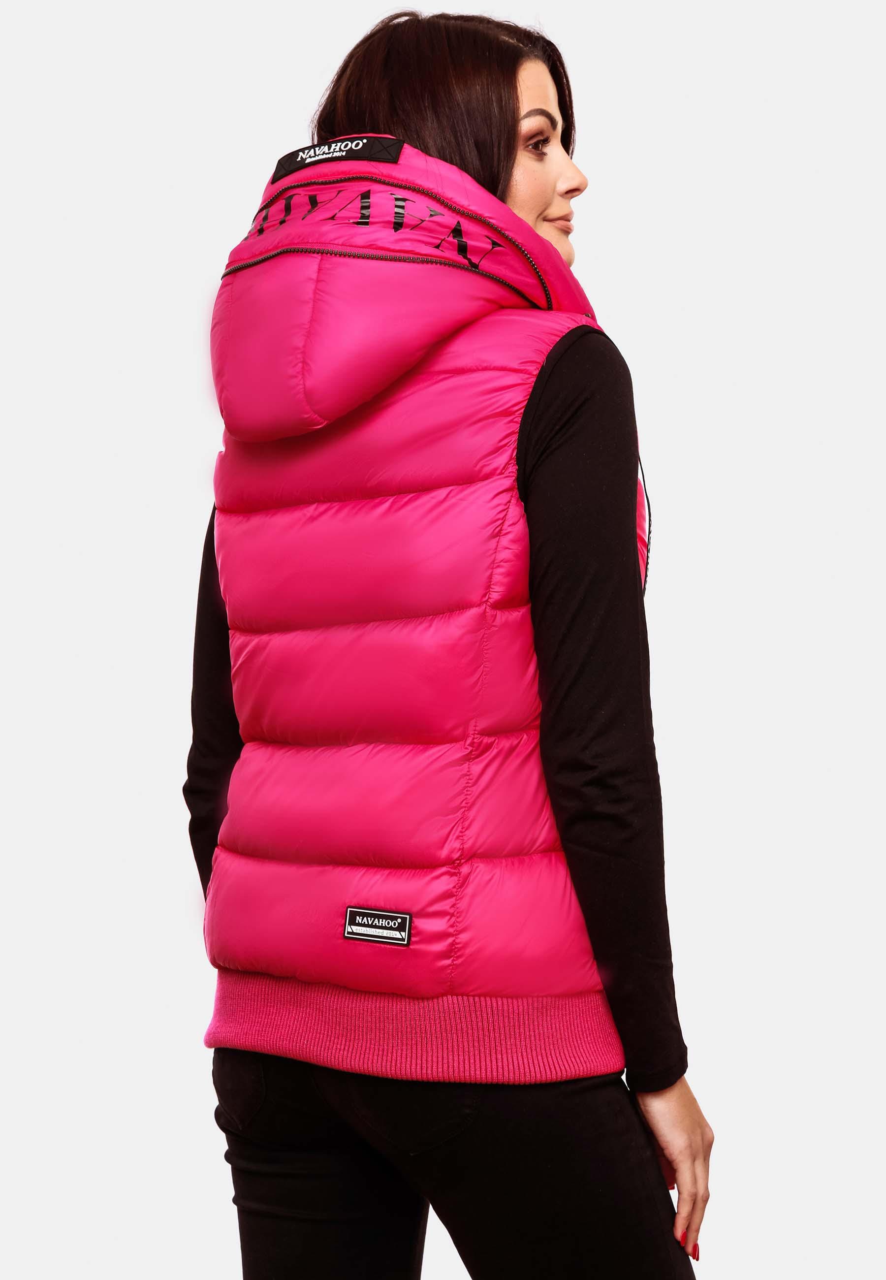 Navahoo Steppweste »Kassidy«, stylische ärmellose Damen Weste mit Kapuze