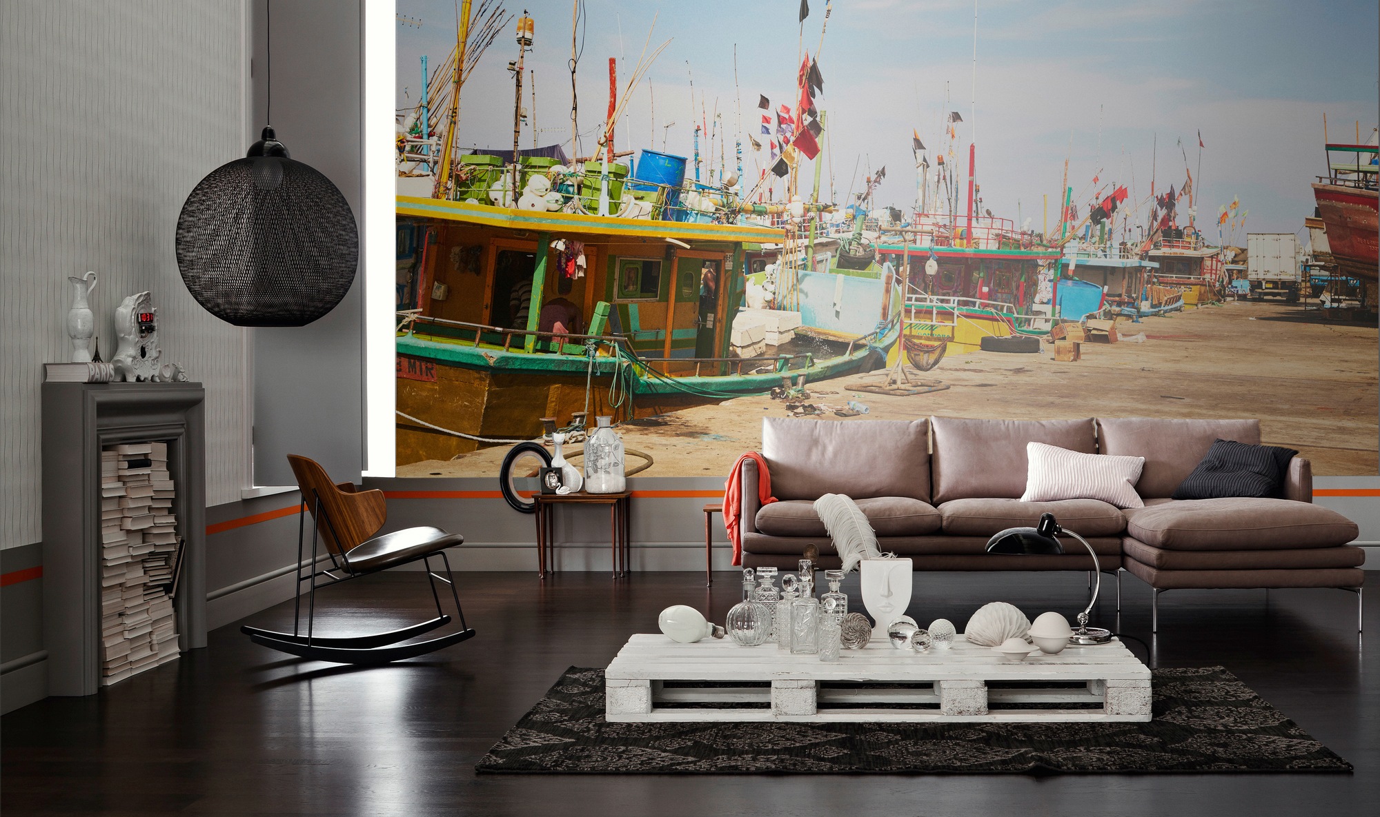 Architects Paper Fototapete »Sri Lanka Habour«, Vlies, Wand, Schräge