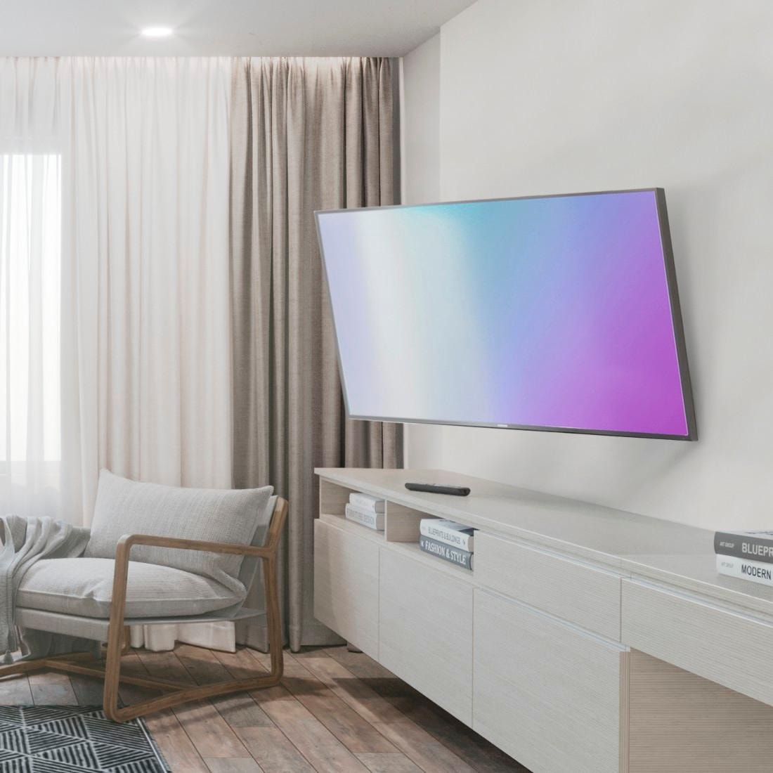 Hama TV-Wandhalterung »OLED, schwenkbar, vollbeweglich, 37-90“, 43", 50", 55", 65", 75"«, bis 228,6 cm Zoll