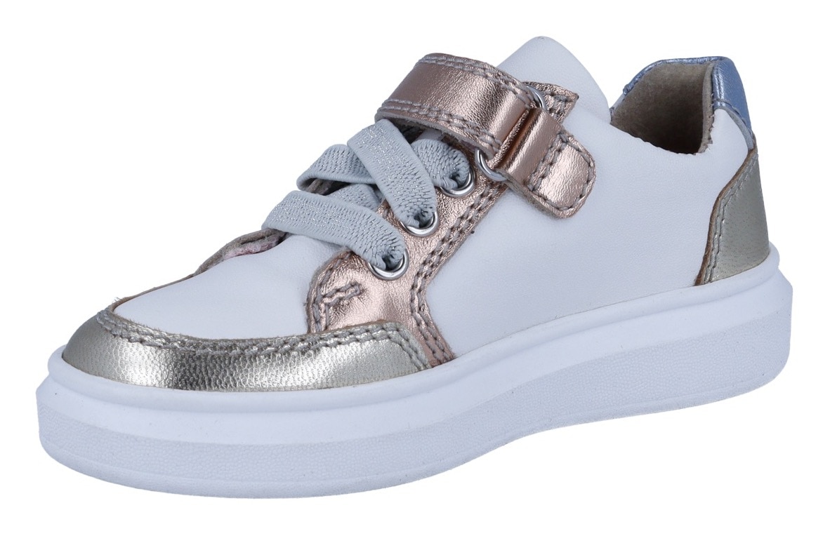 Richter Sneaker »Alessa WMS: Mittel«, Freizeitschuh im Metallic-Look, Größenschablone zum Download