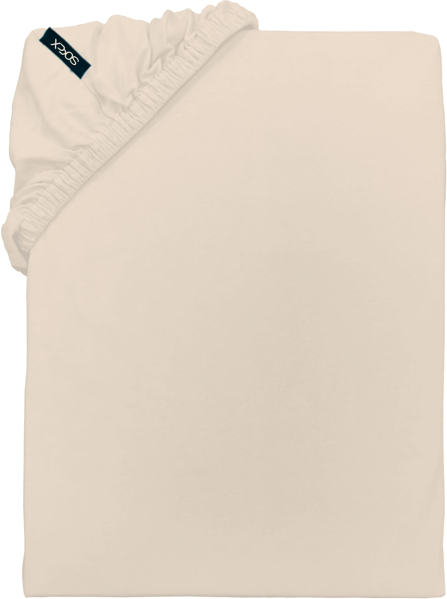 SOCCX Spannbettlaken "SOCCX" gewebtes Label