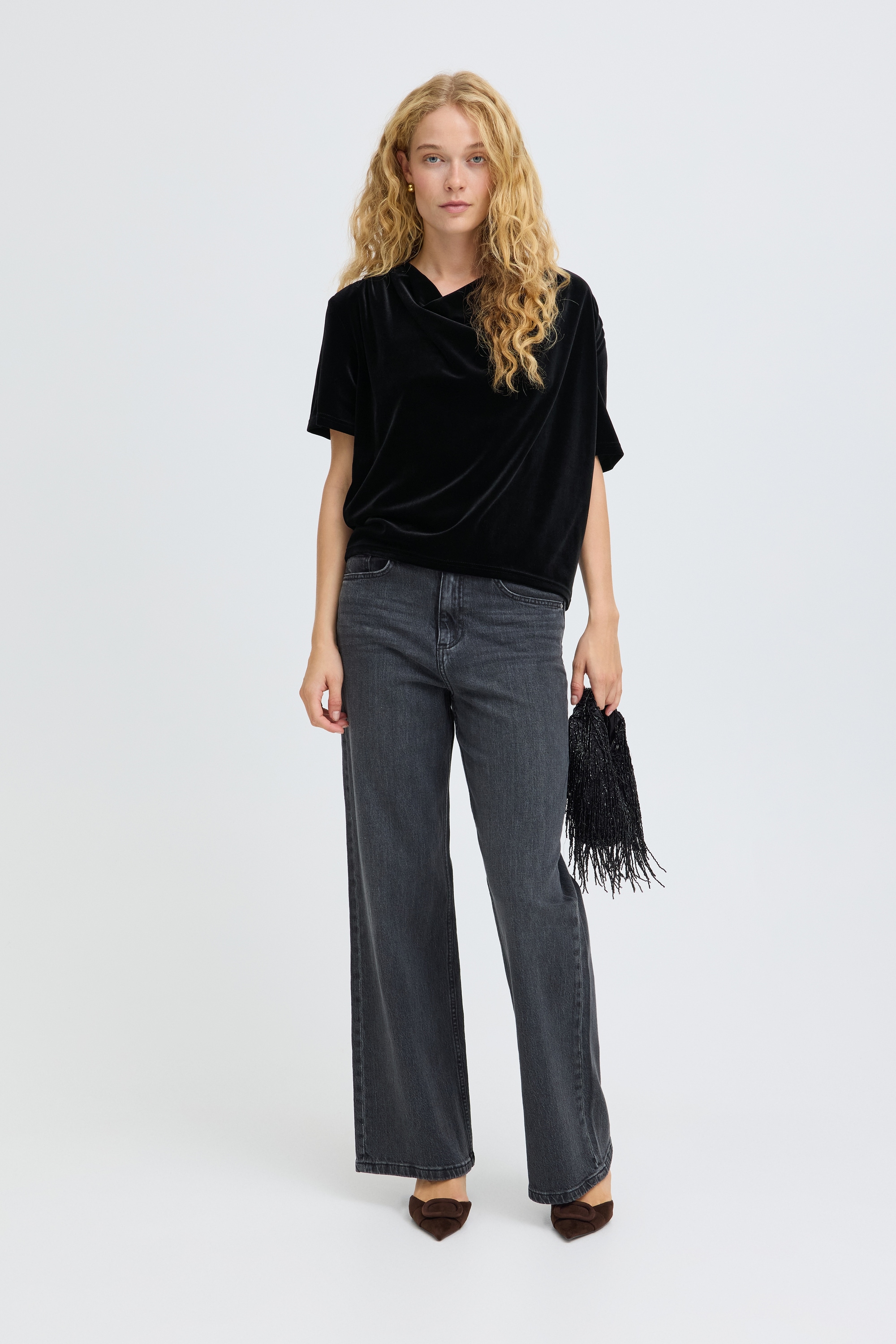 b.young Blusentop »b.young T-Shirt kurzarm BYPERLINA«