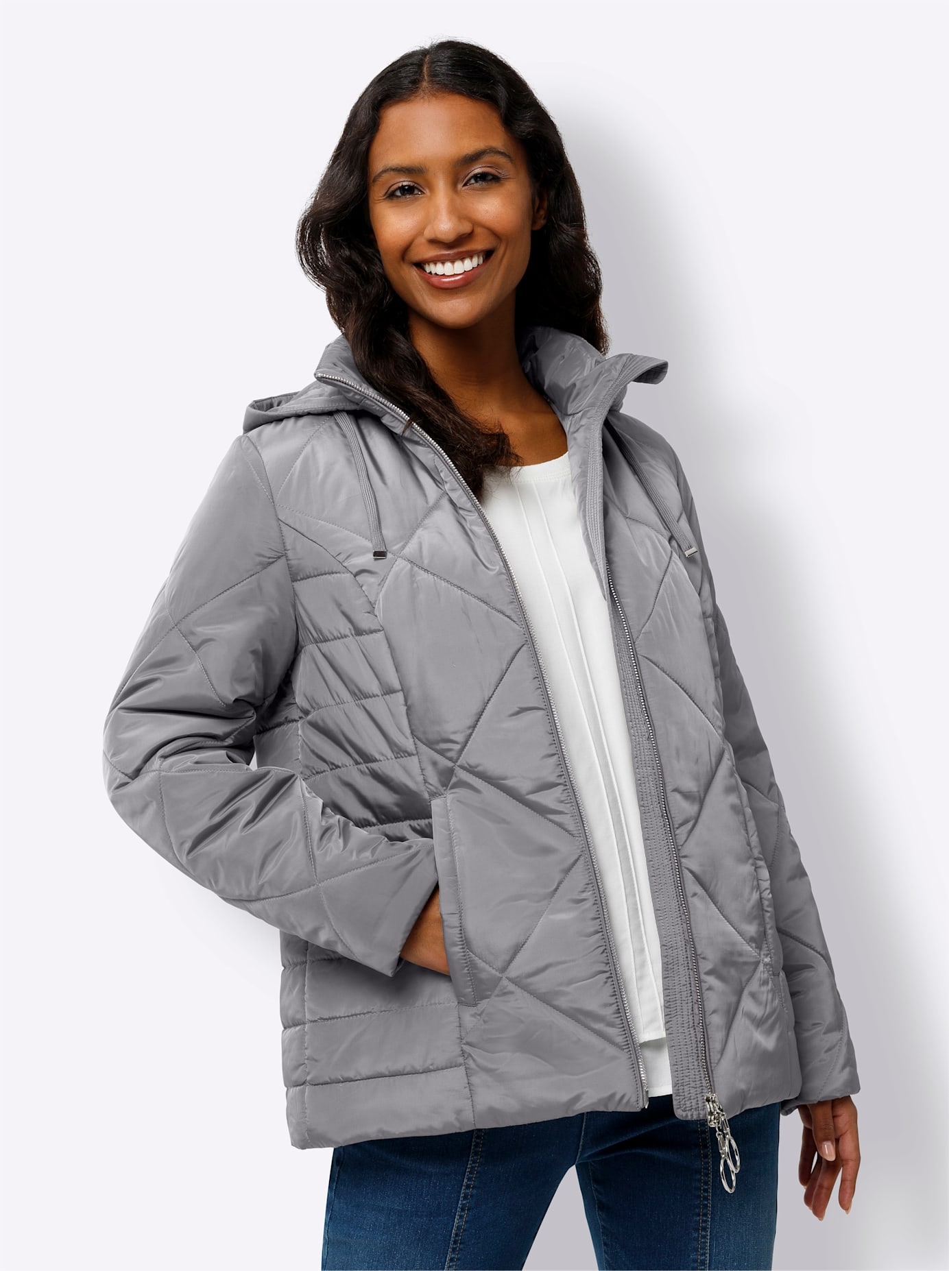 heine Steppjacke, mit Kapuze günstig online kaufen